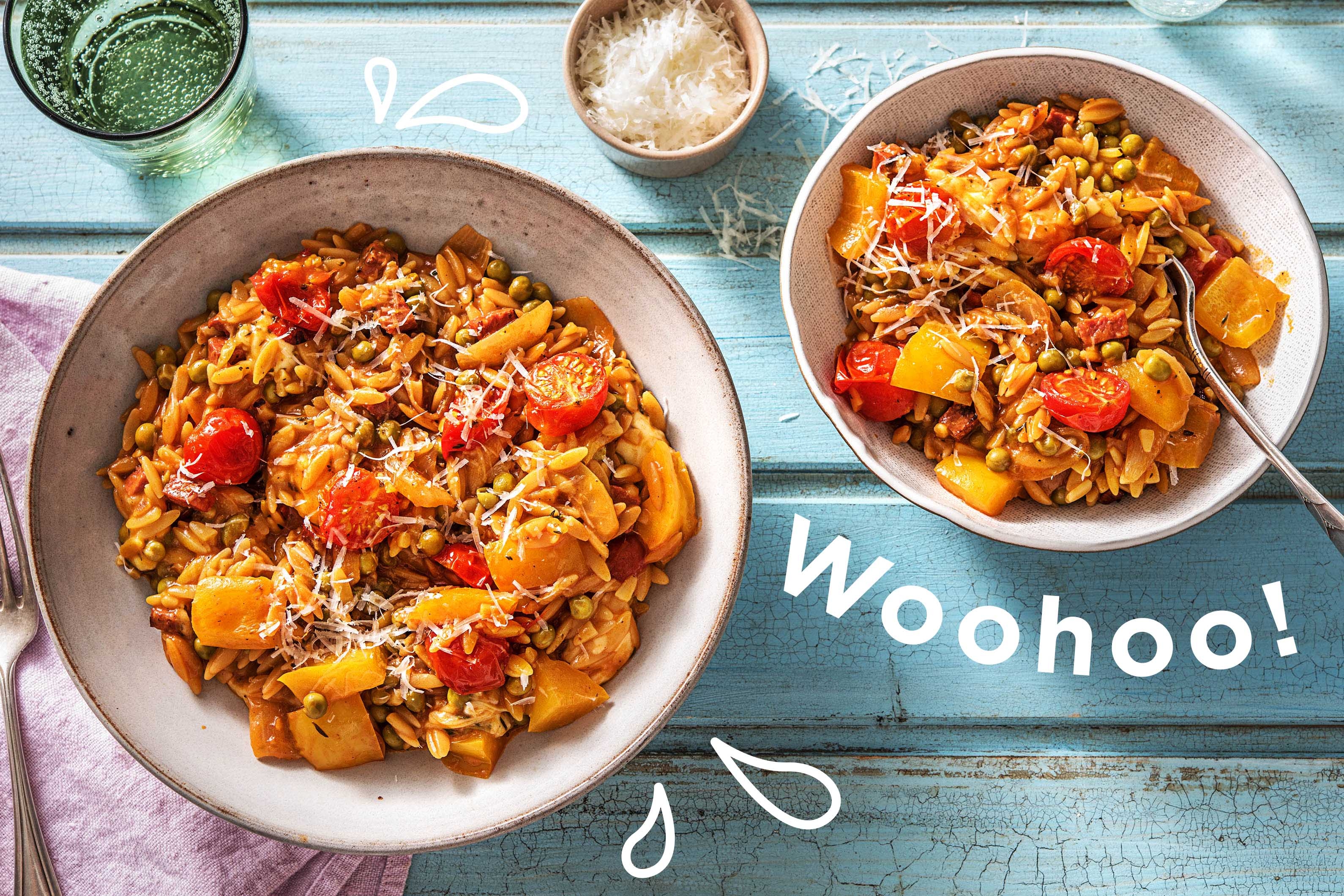 Orzotto mit extra viel Käse