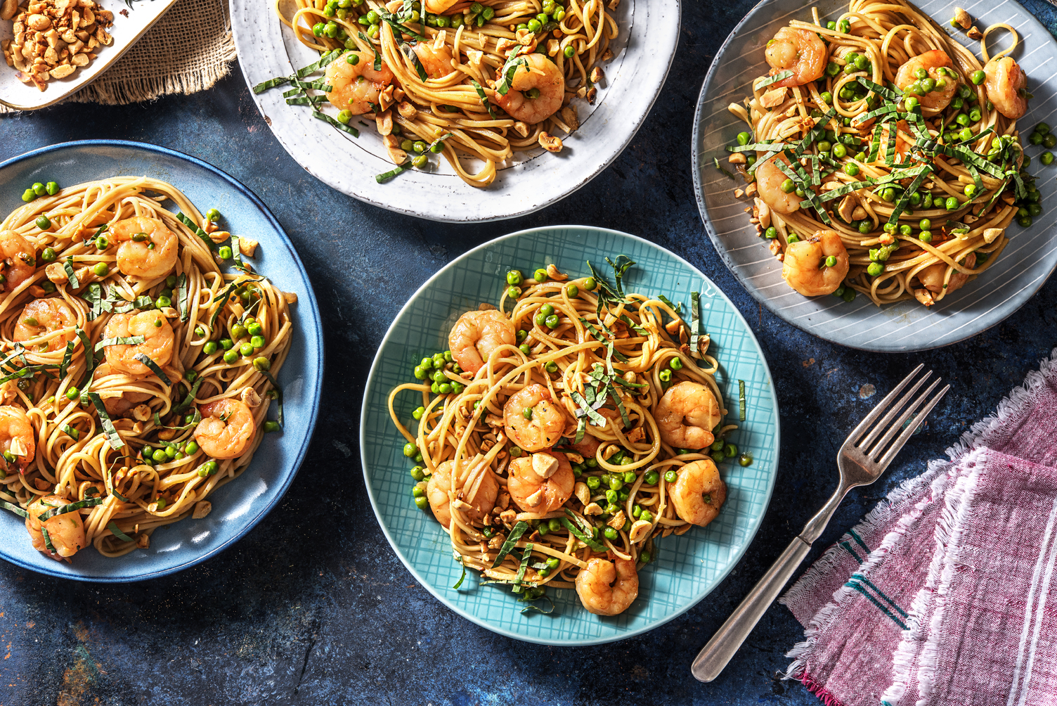 Pad See Ew aux crevettes