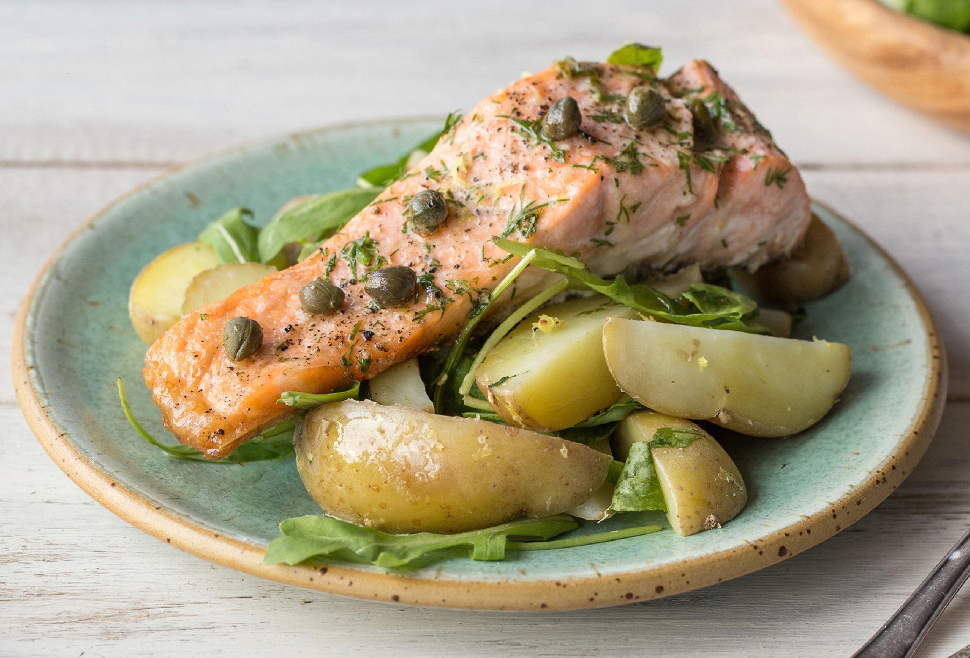 Pan-Fried Crispy Salmon