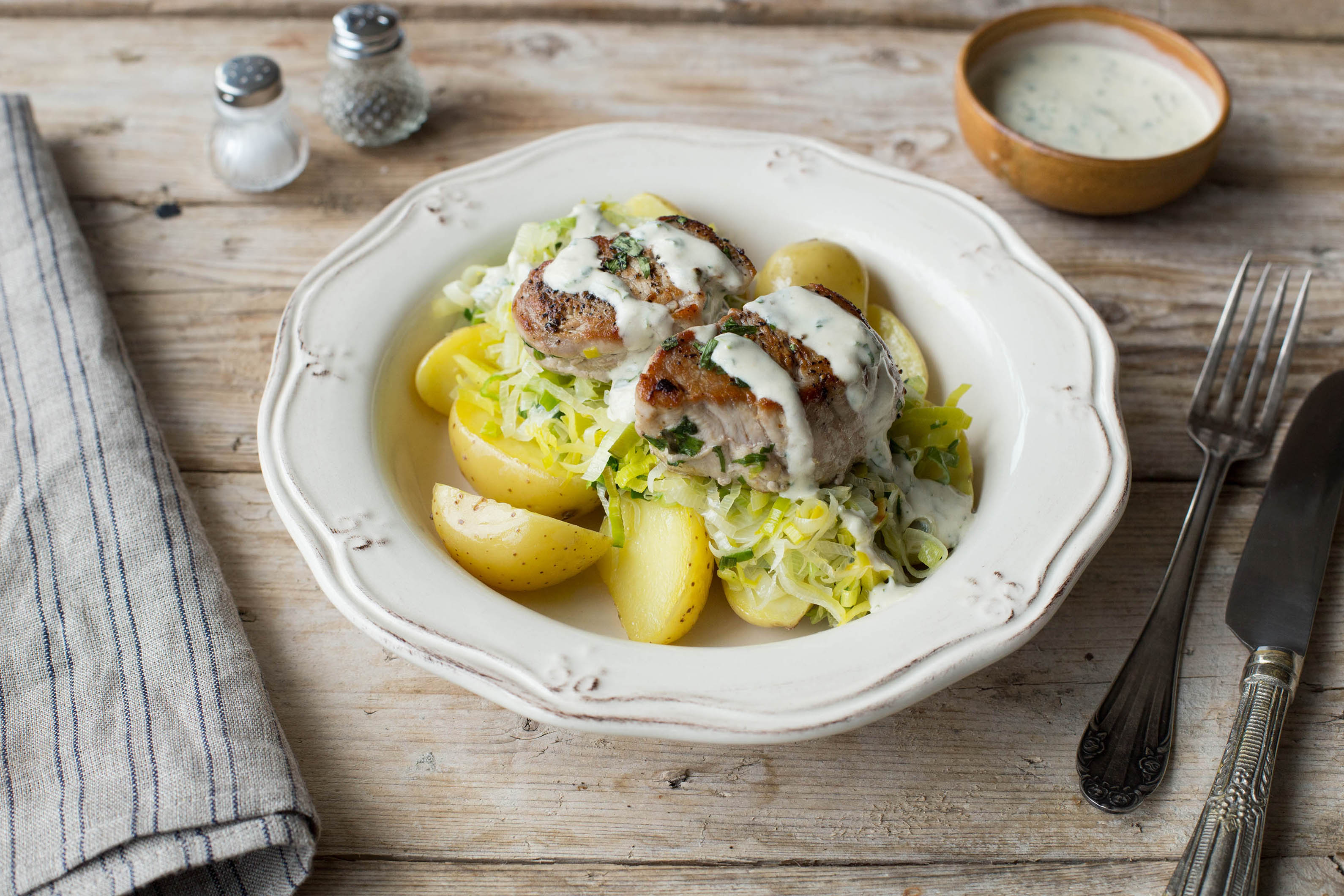 Pan-Fried Pork Medallions