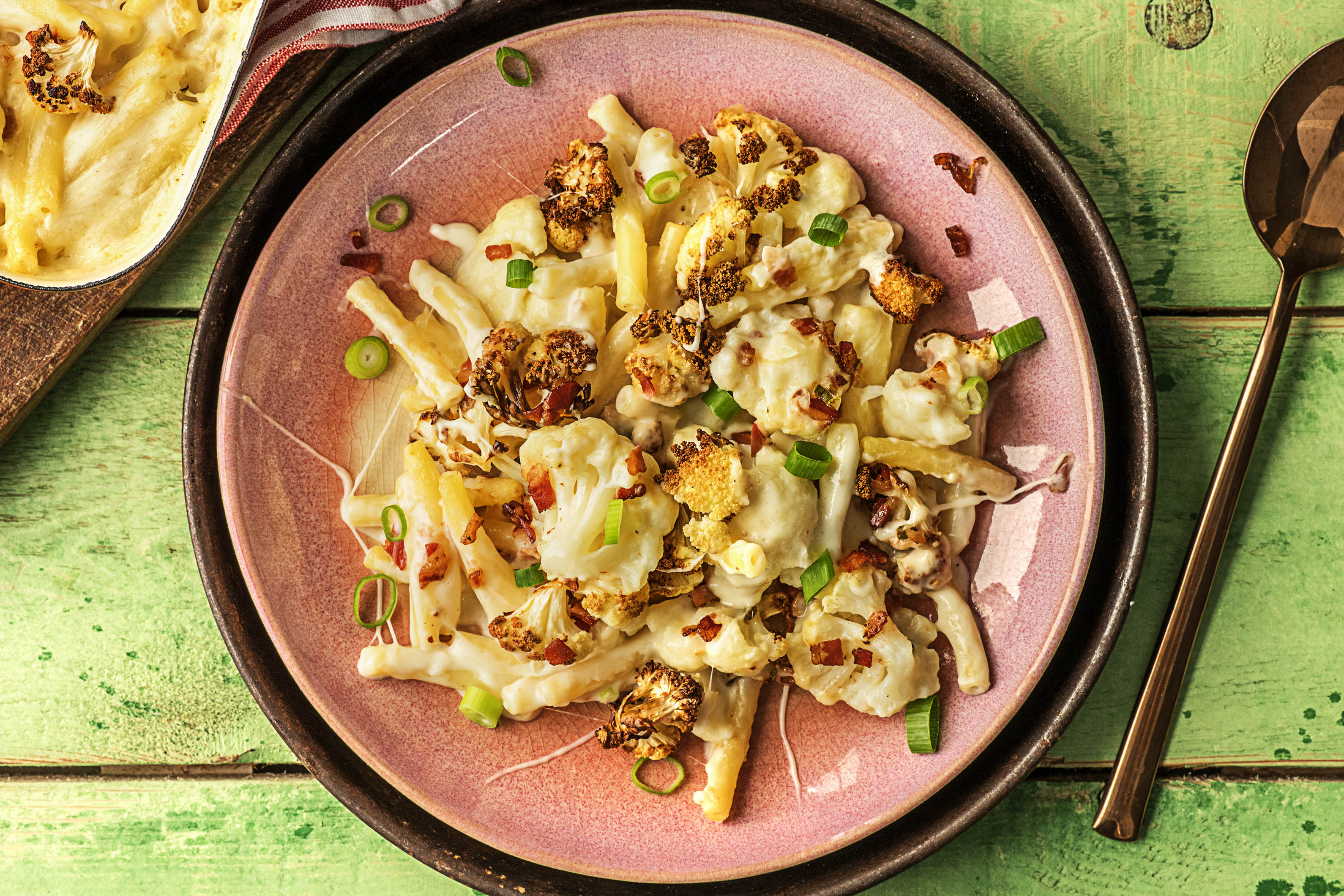 Pancetta-Blumenkohl-Auflauf