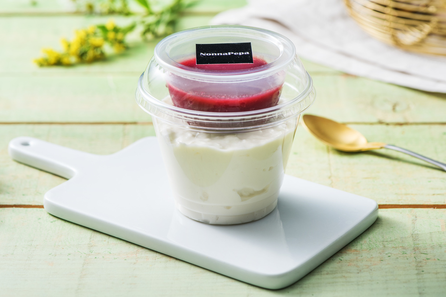 Panna cotta aux fruits rouges