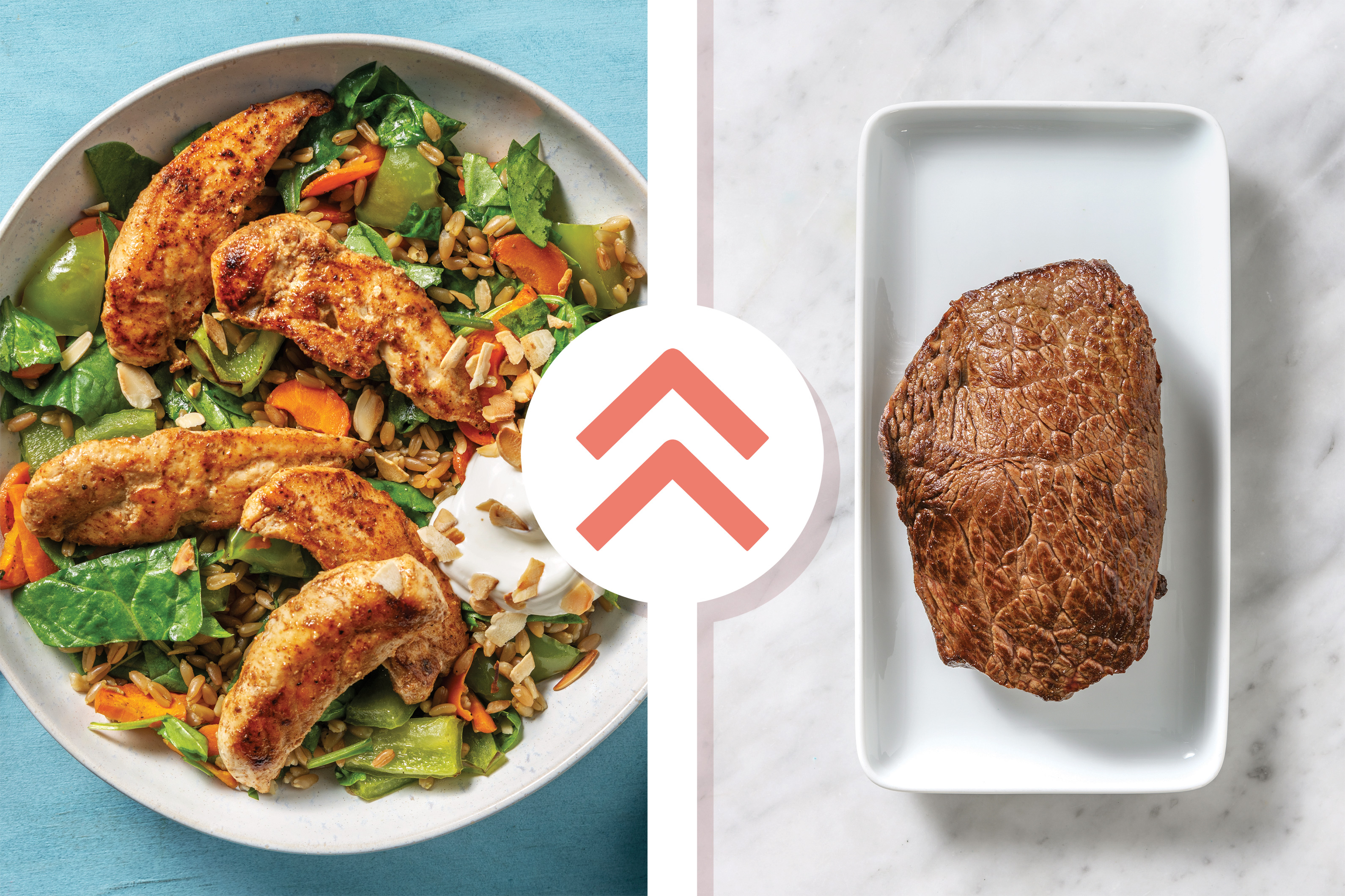 Nan's Beef & Roast Veggie Freekeh