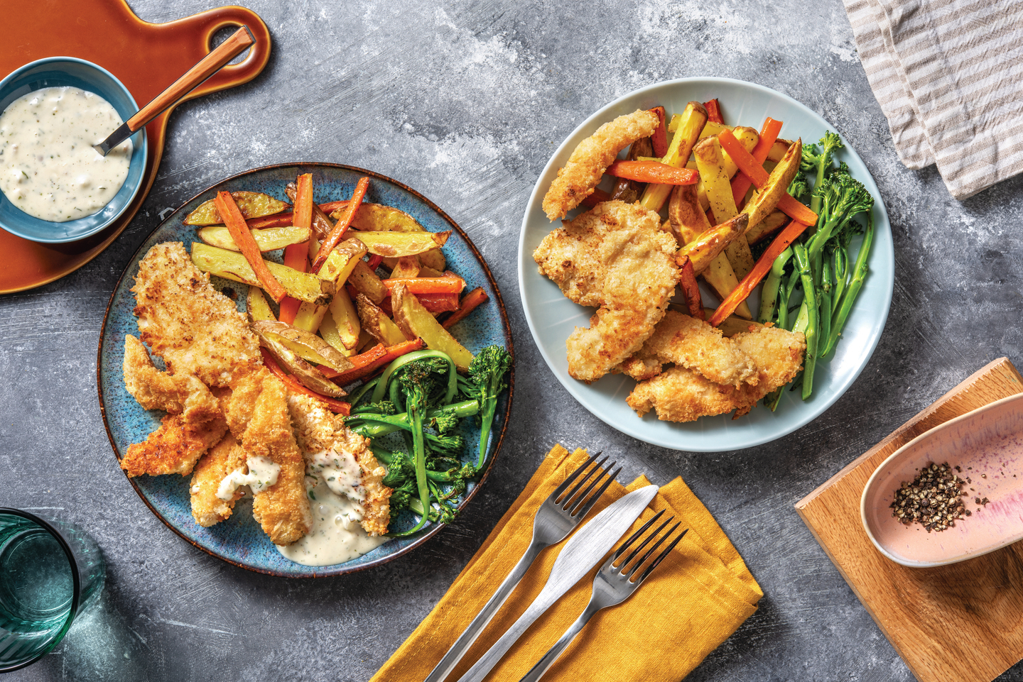 Parmesan Crumbed Chicken Strips