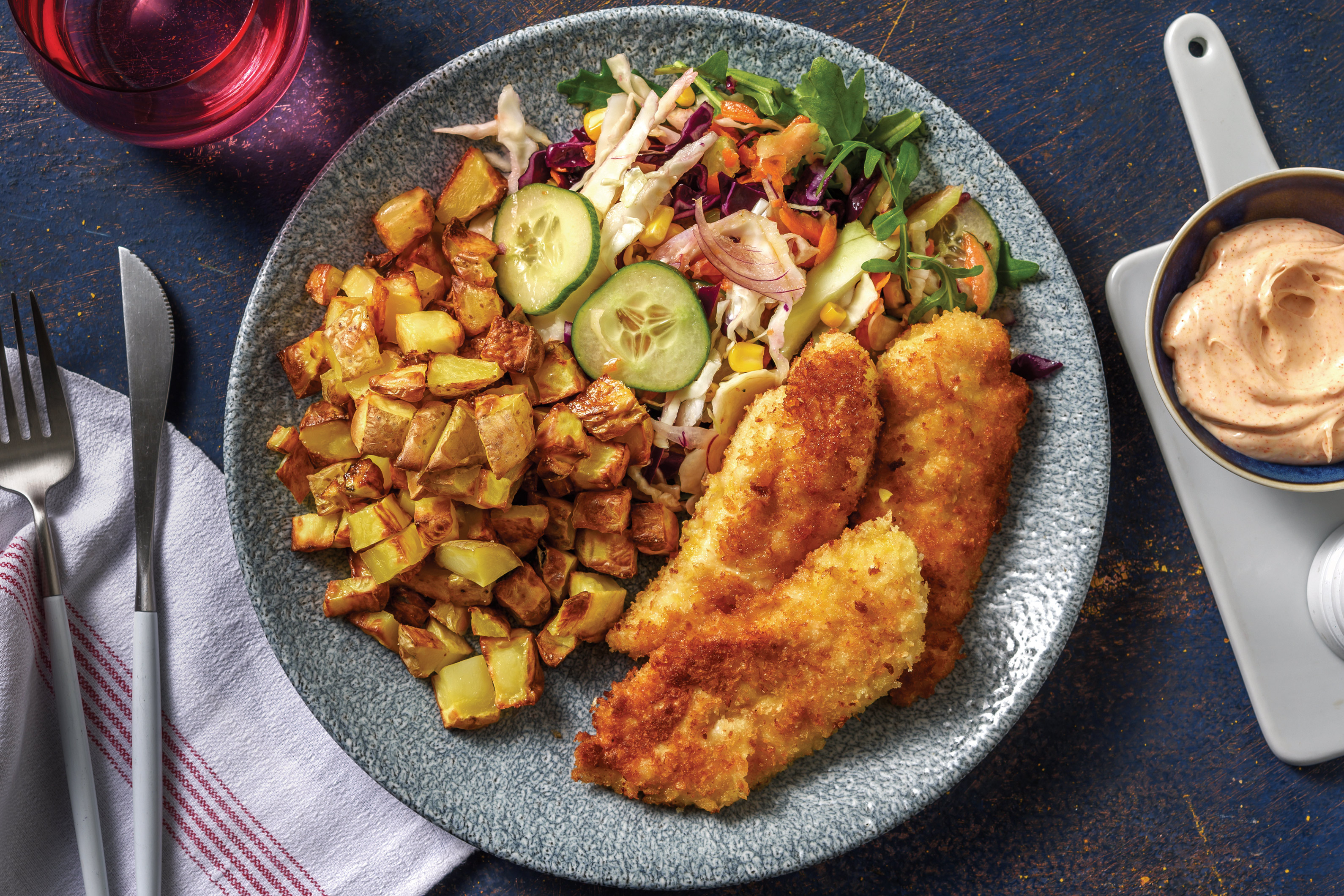 Parmesan-Crumbed Chicken Tenders