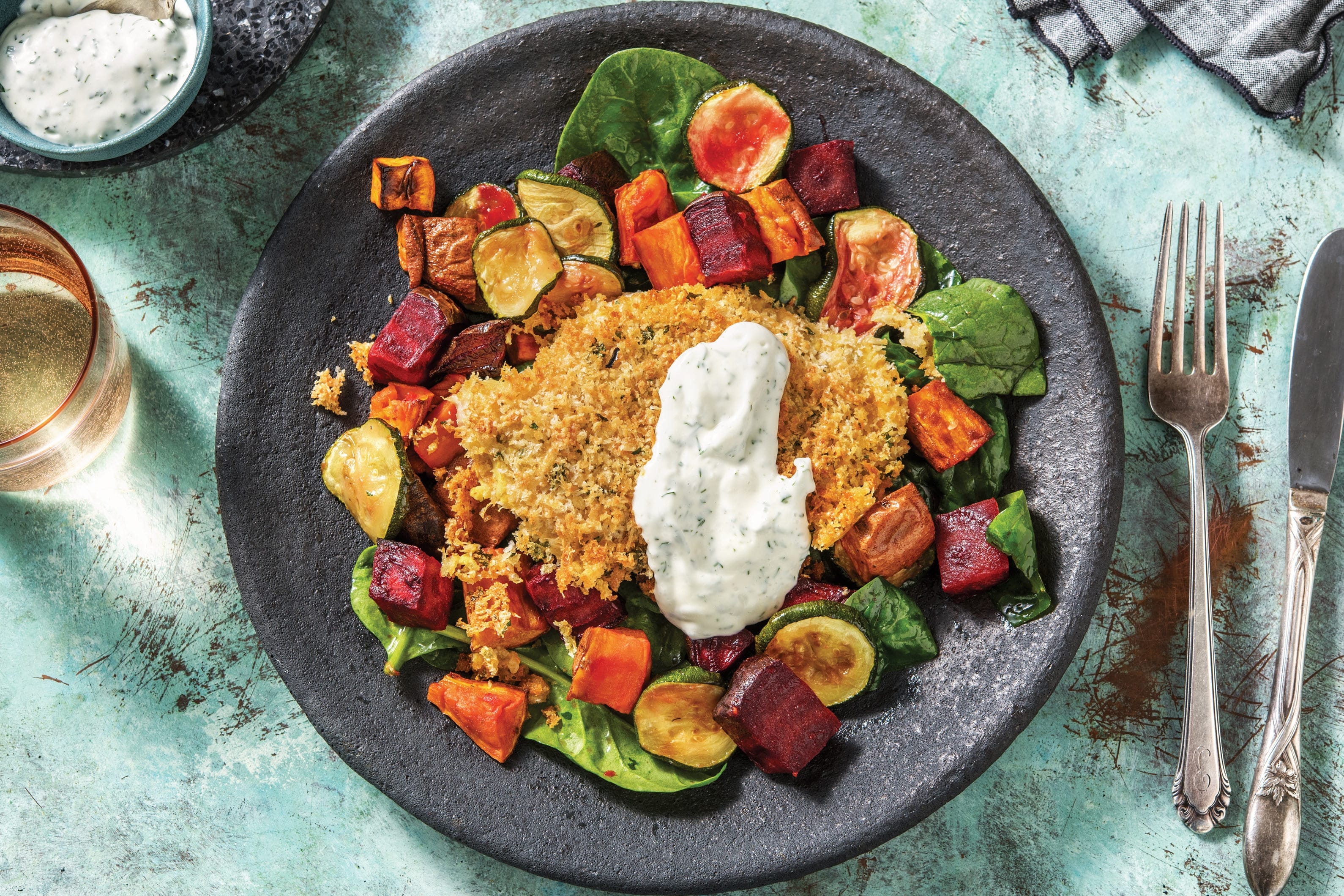 Parmesan & Mustard-Crusted Chicken