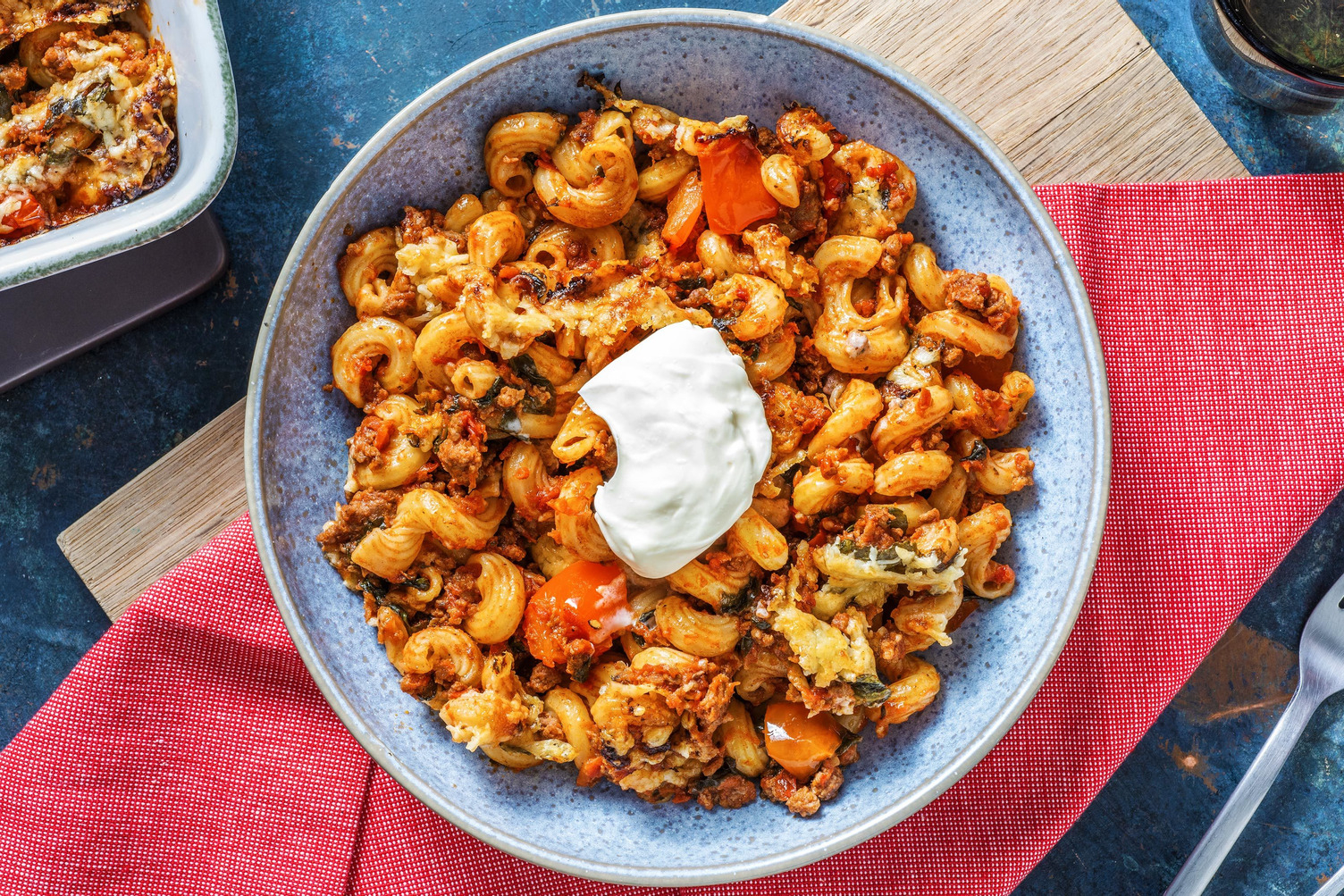 Cheesy Tex Mex Pasta Bake