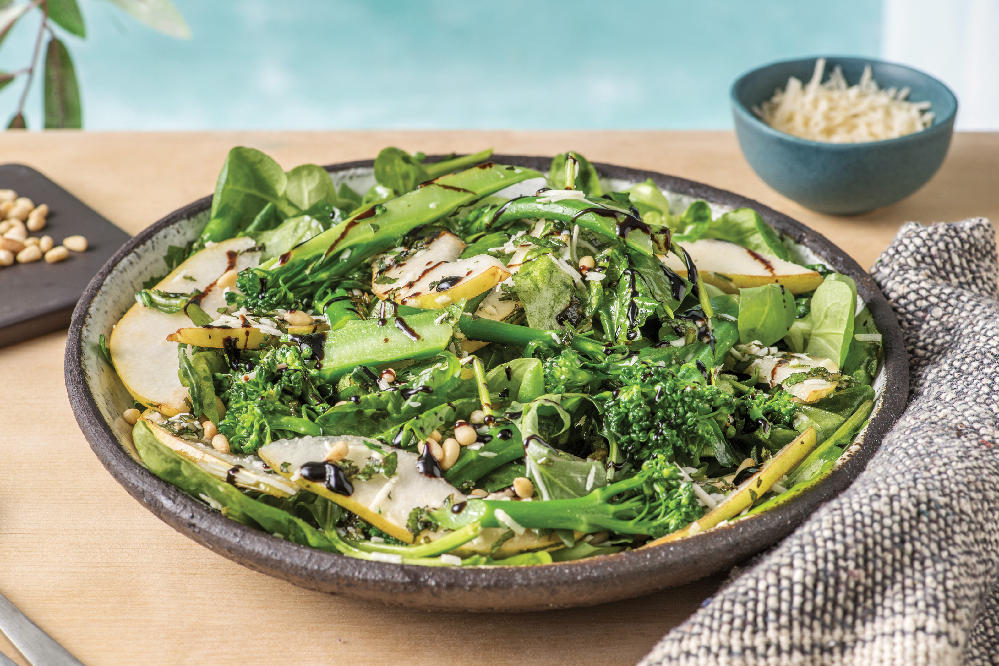 Pear & Baby Broccoli Salad