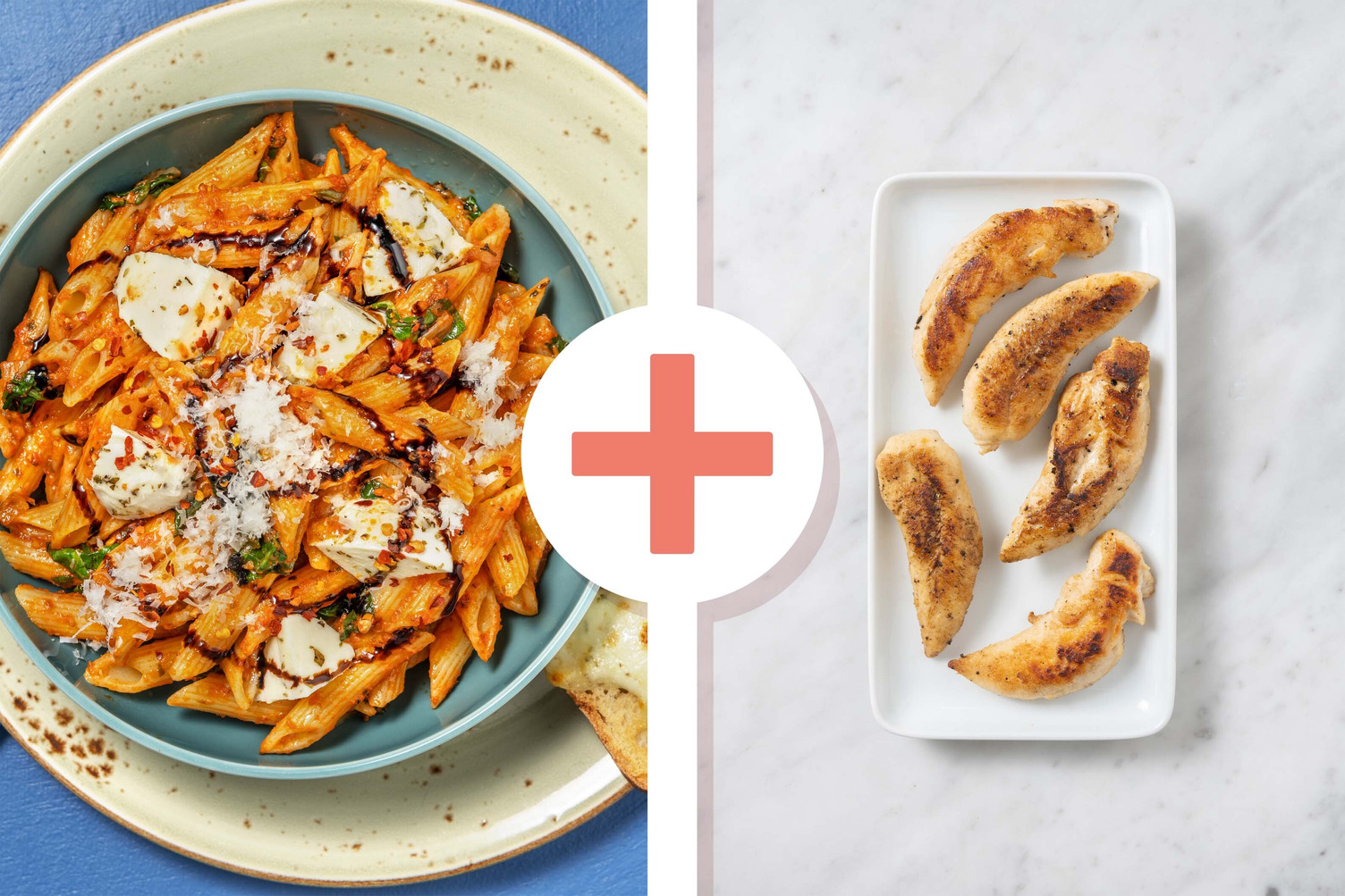 Sun-Dried Tomato Pesto, Chicken Tenders and Spinach Penne