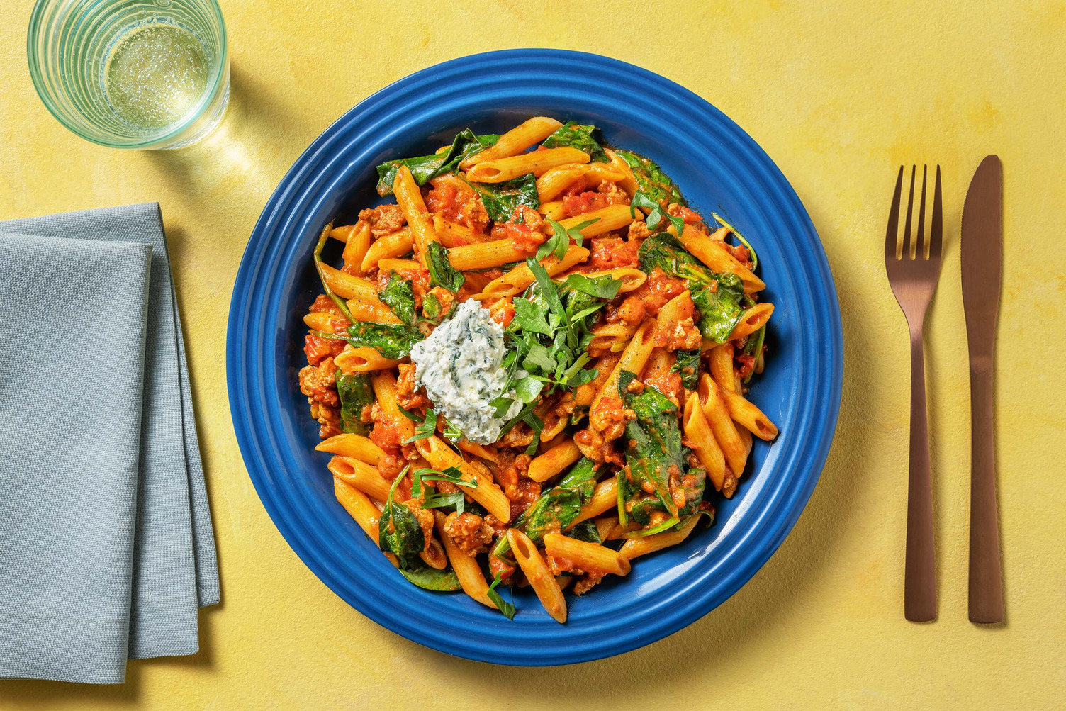 Chorizo and Fresh Penne Rosé