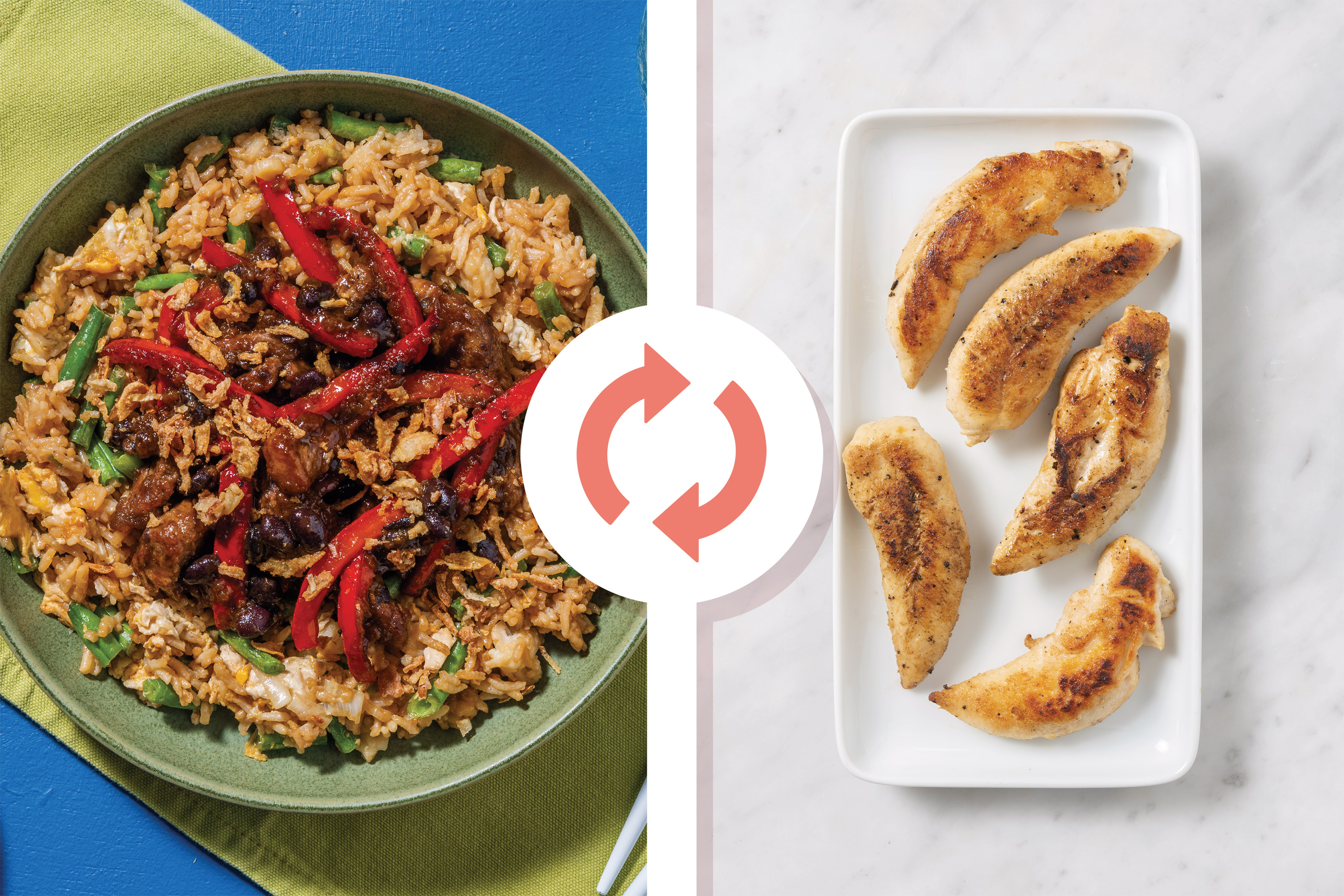 Peppery Black Bean Chicken & Capscium