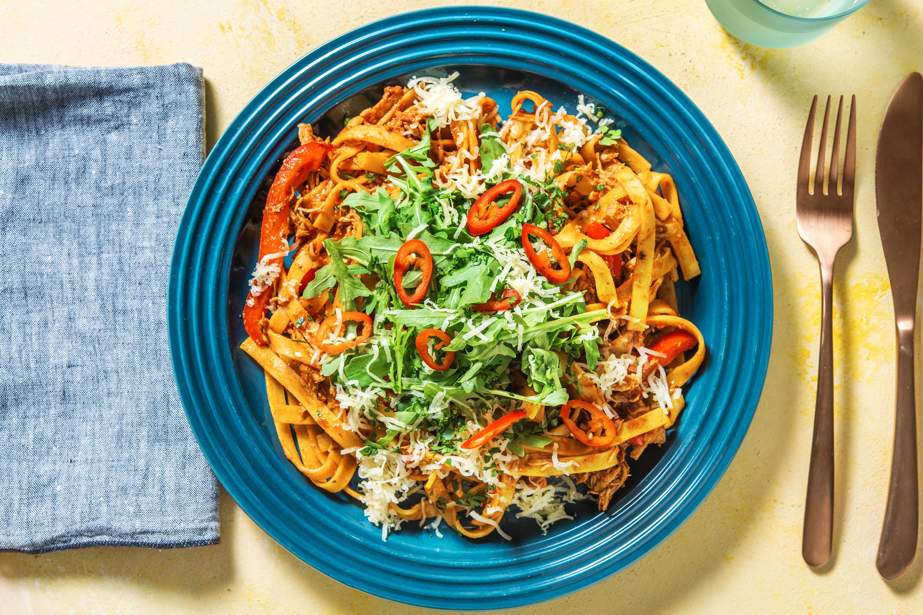 Peri Peri Chicken with Fresh Tagliatelle
