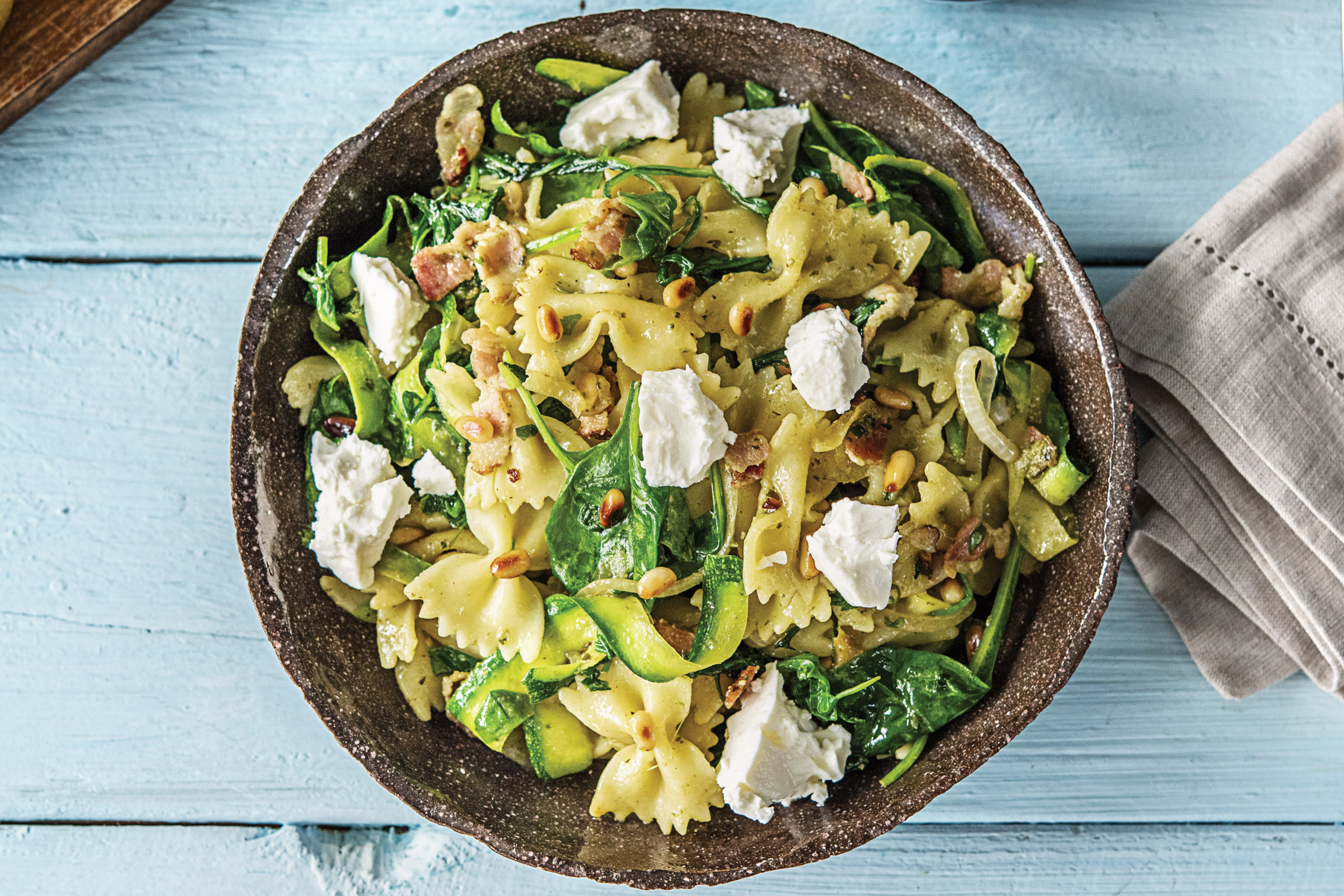 Pesto & Bacon Farfalle