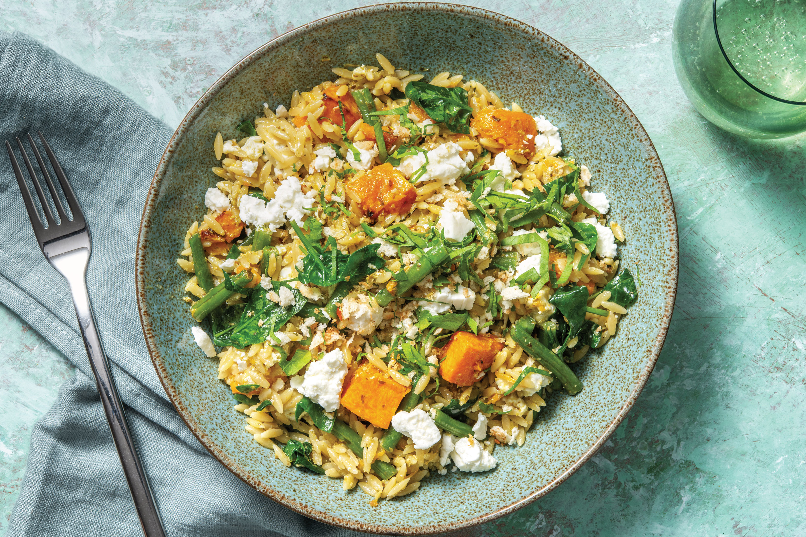 Pesto Risoni & Roasted Pumpkin