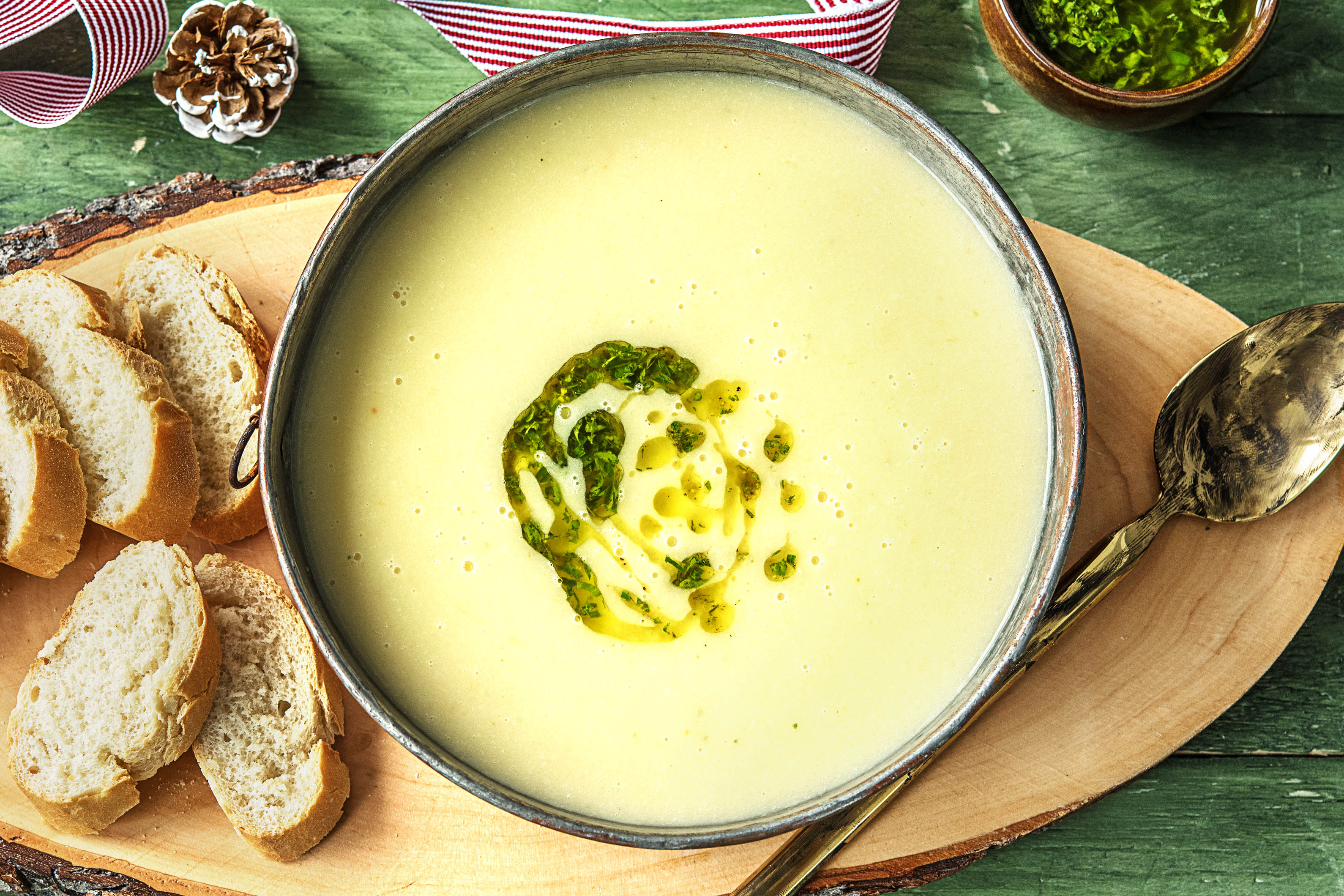 Soupe de persil tubéreux