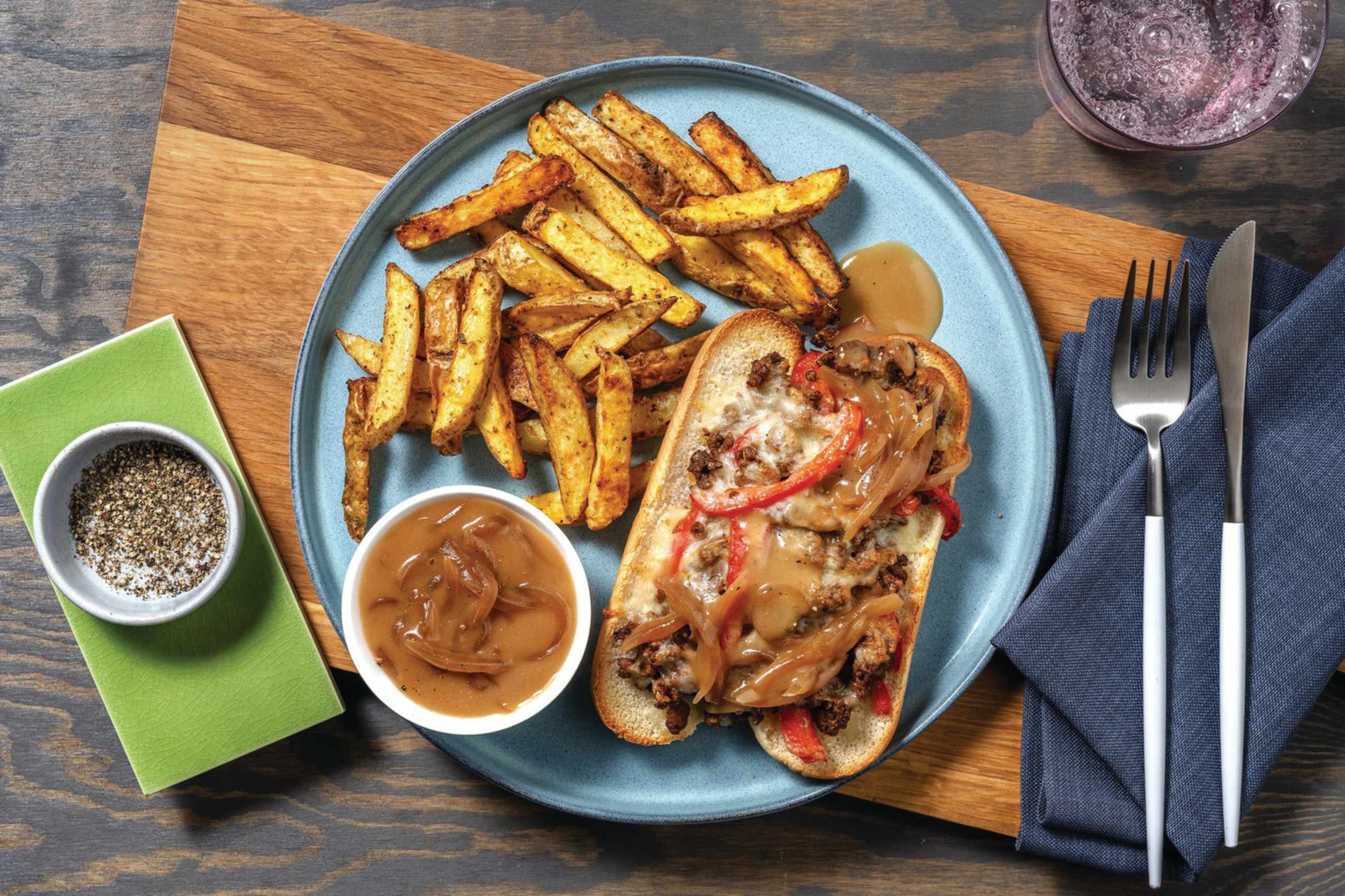 Philly Cheese Sloppy Joe Subs