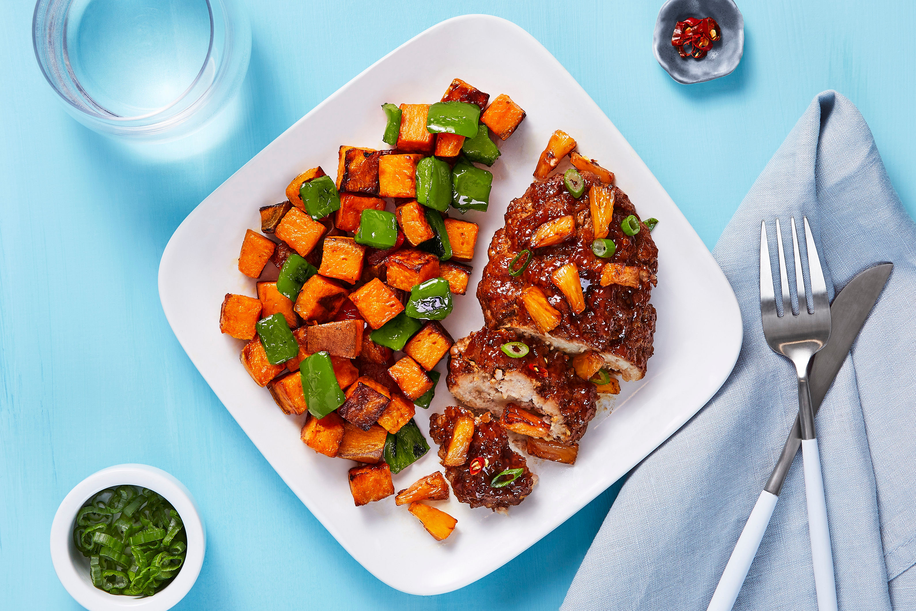 Pineappley Pork Meatloaves