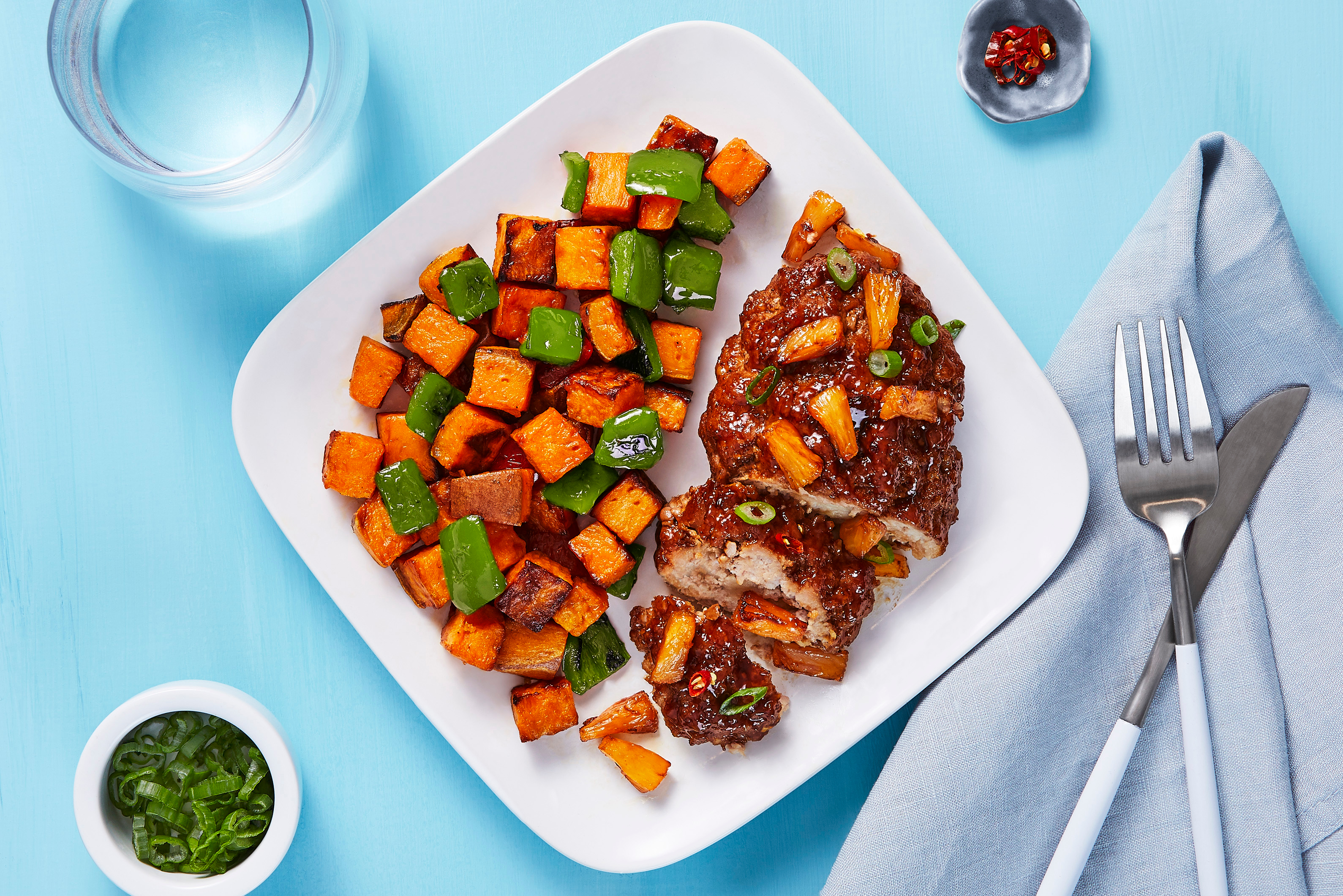 Pineappley Pork Meatloaves