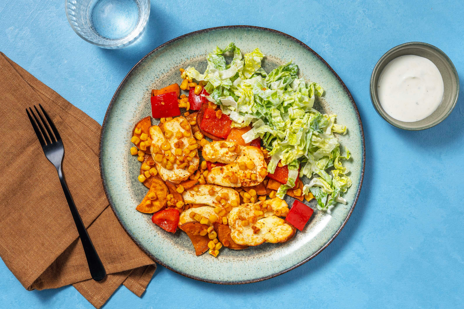 Bio-Halloumi in Piri-Piri-Marinade