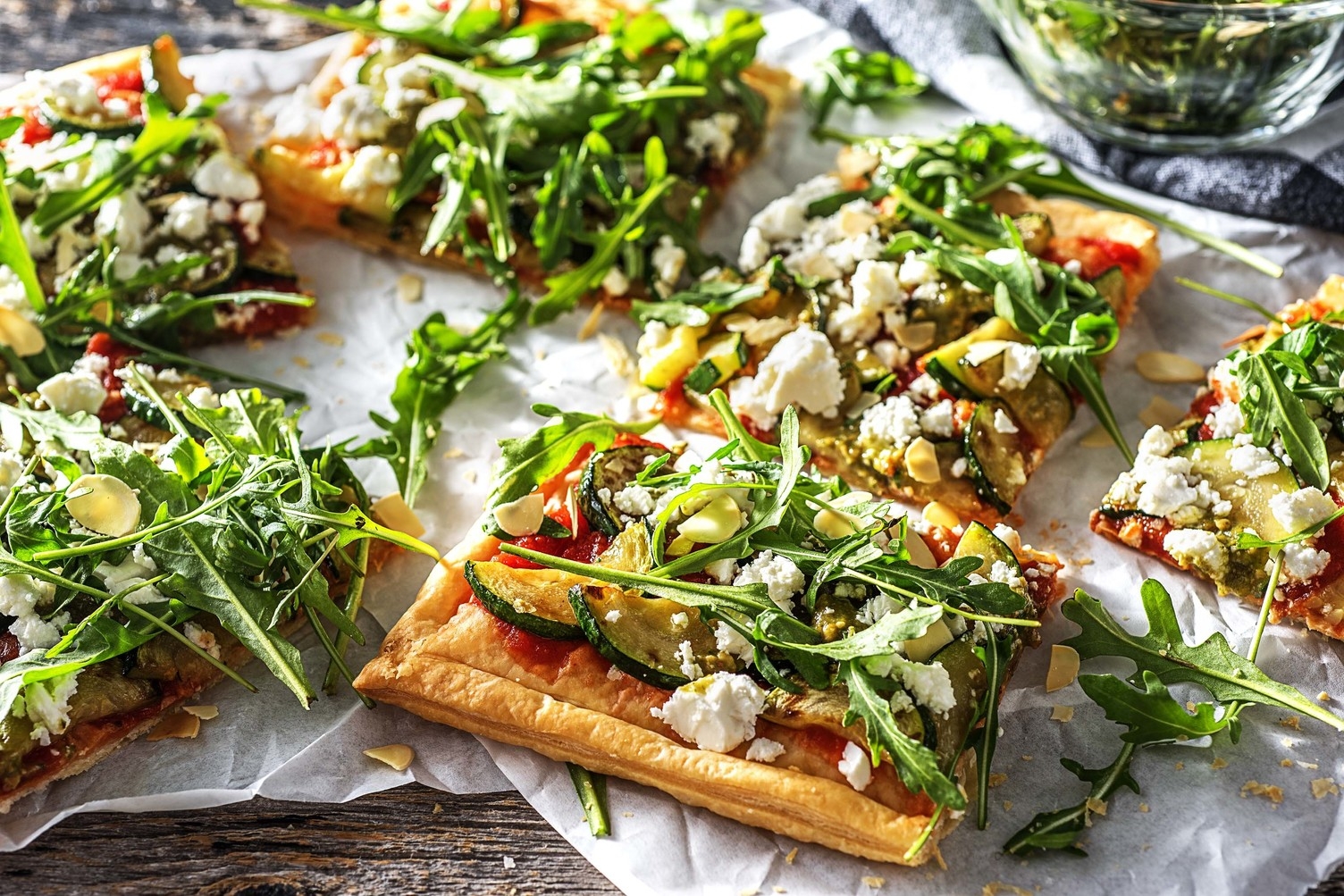 Arugula and Pesto Pizza
