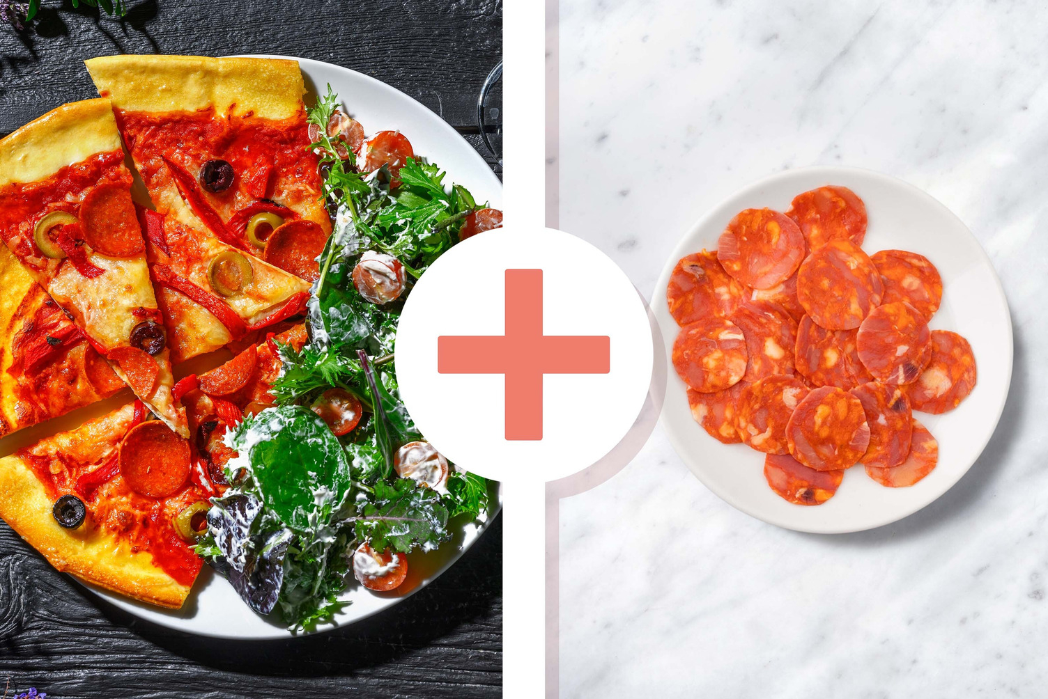 Pizzas au pepperoni double toutes garnies