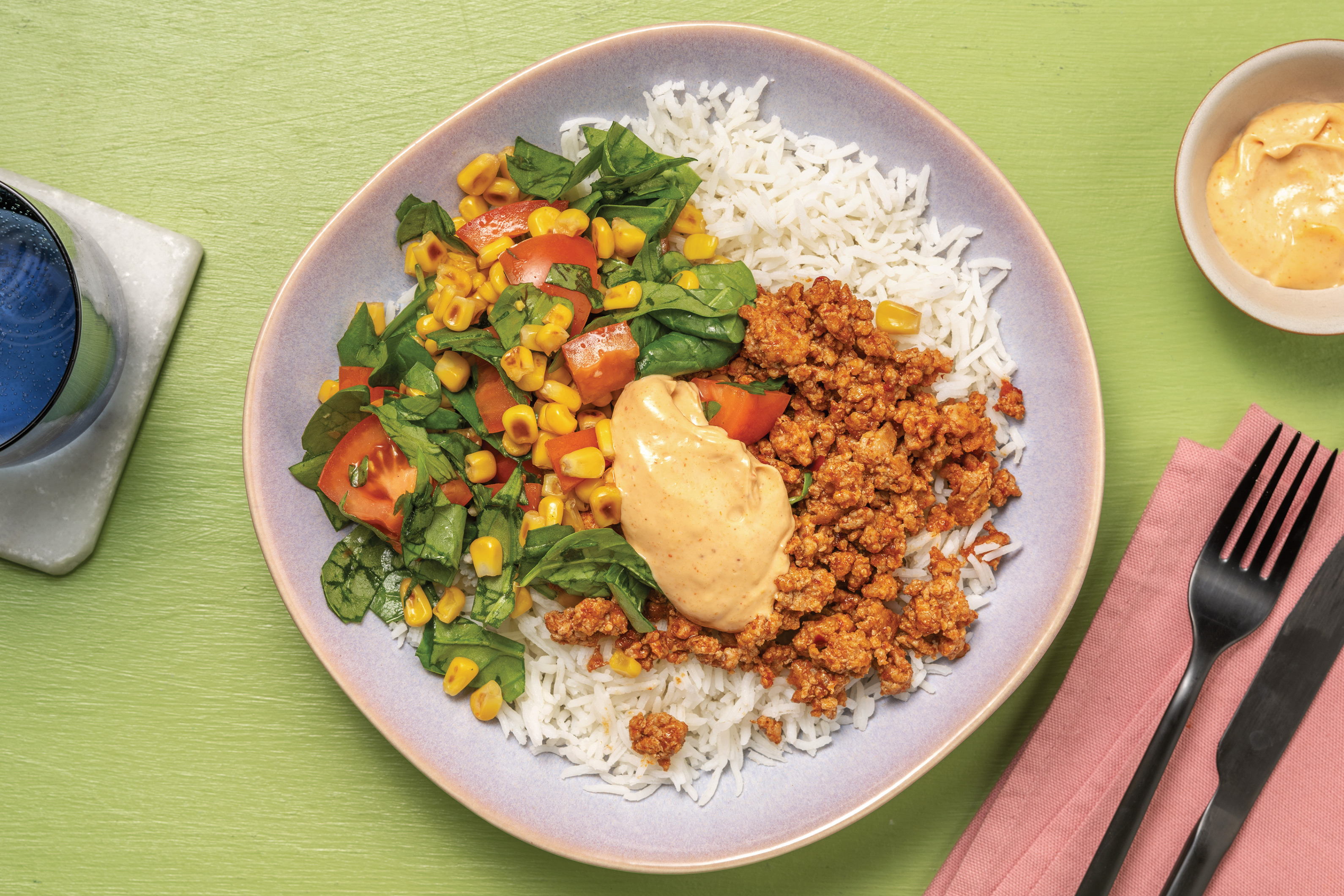 Plant-Based 'Beef' Burrito Bowl