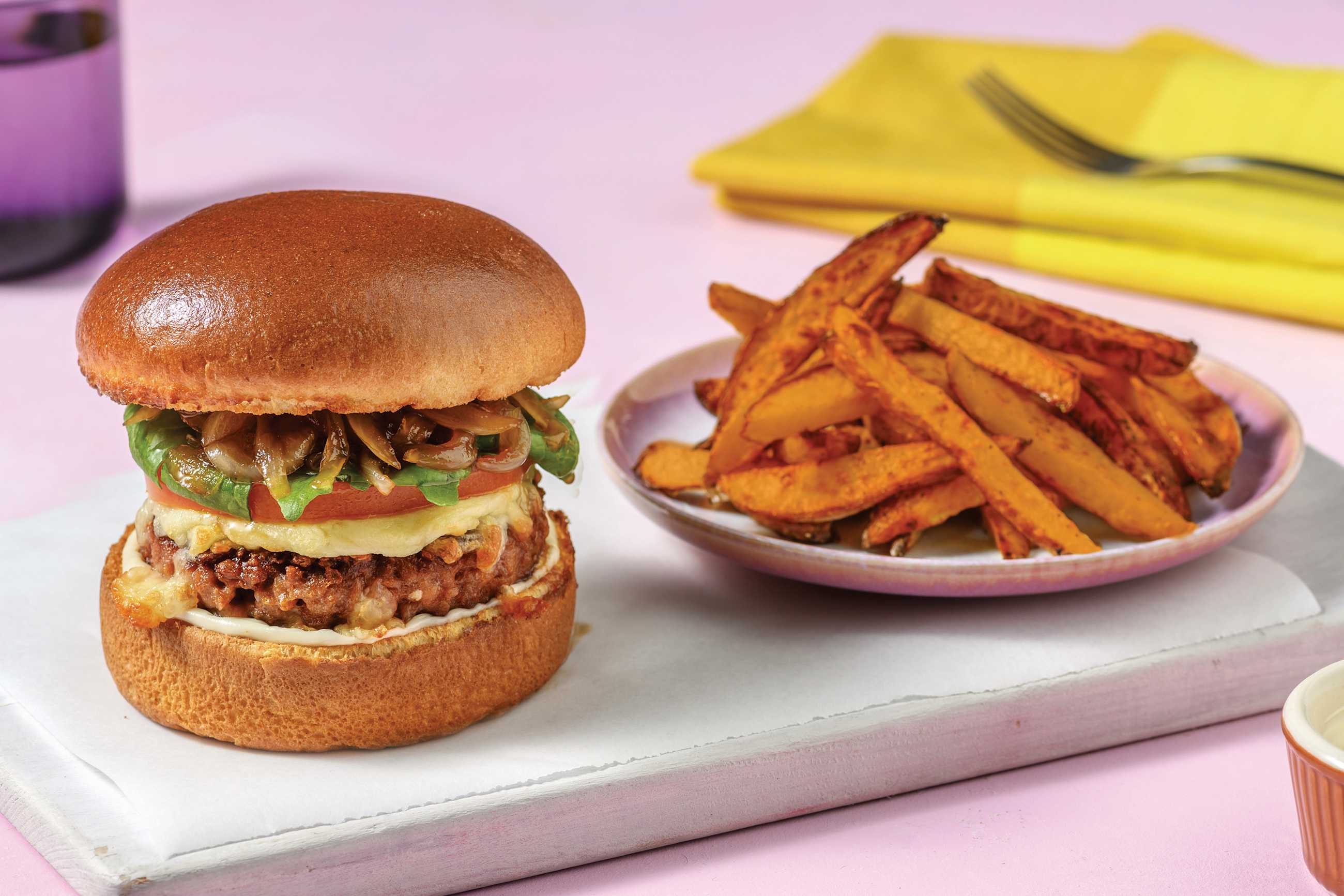 Plant-Based Cheezeburger