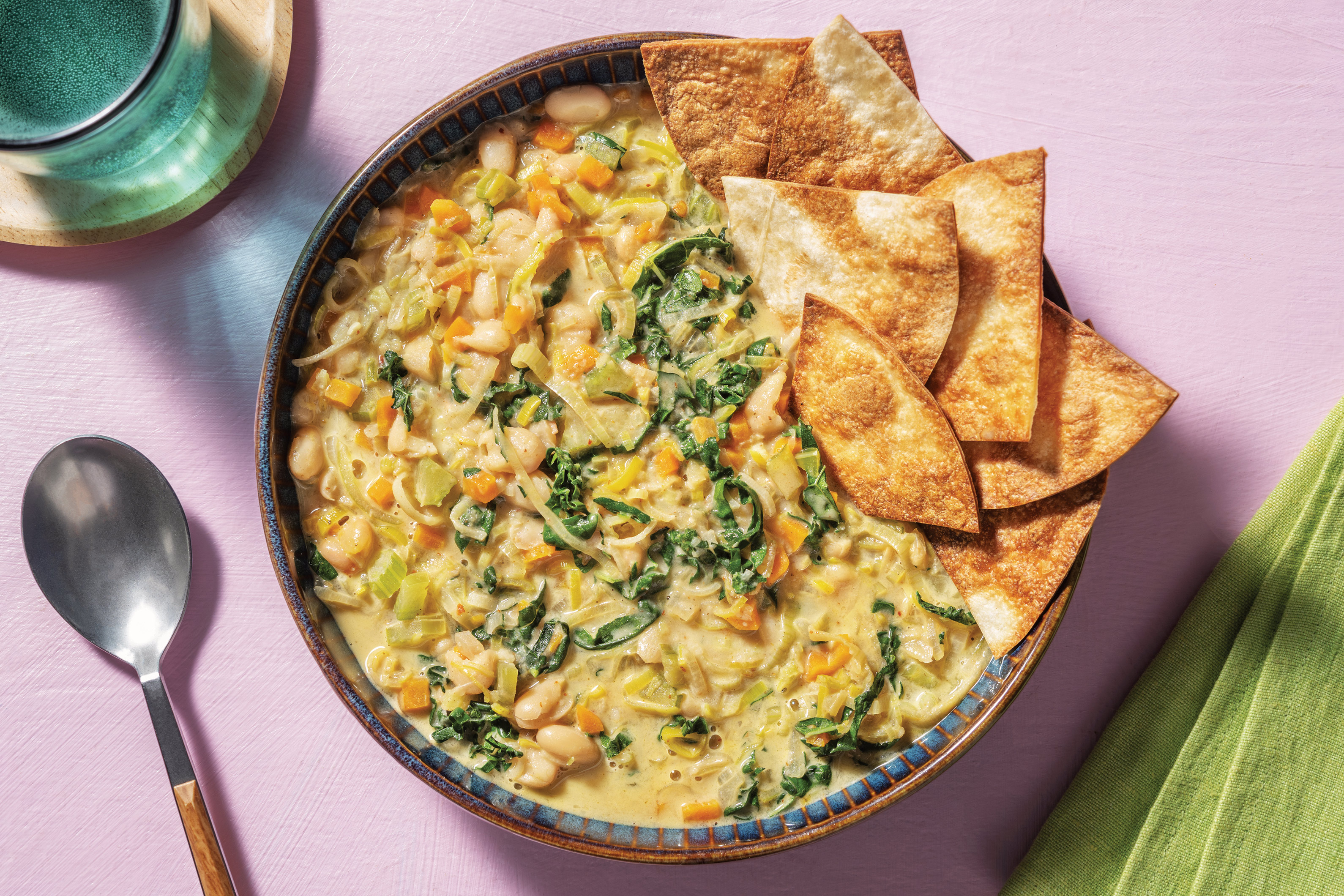 Plant-Based Creamy Cannellini Bean Soup