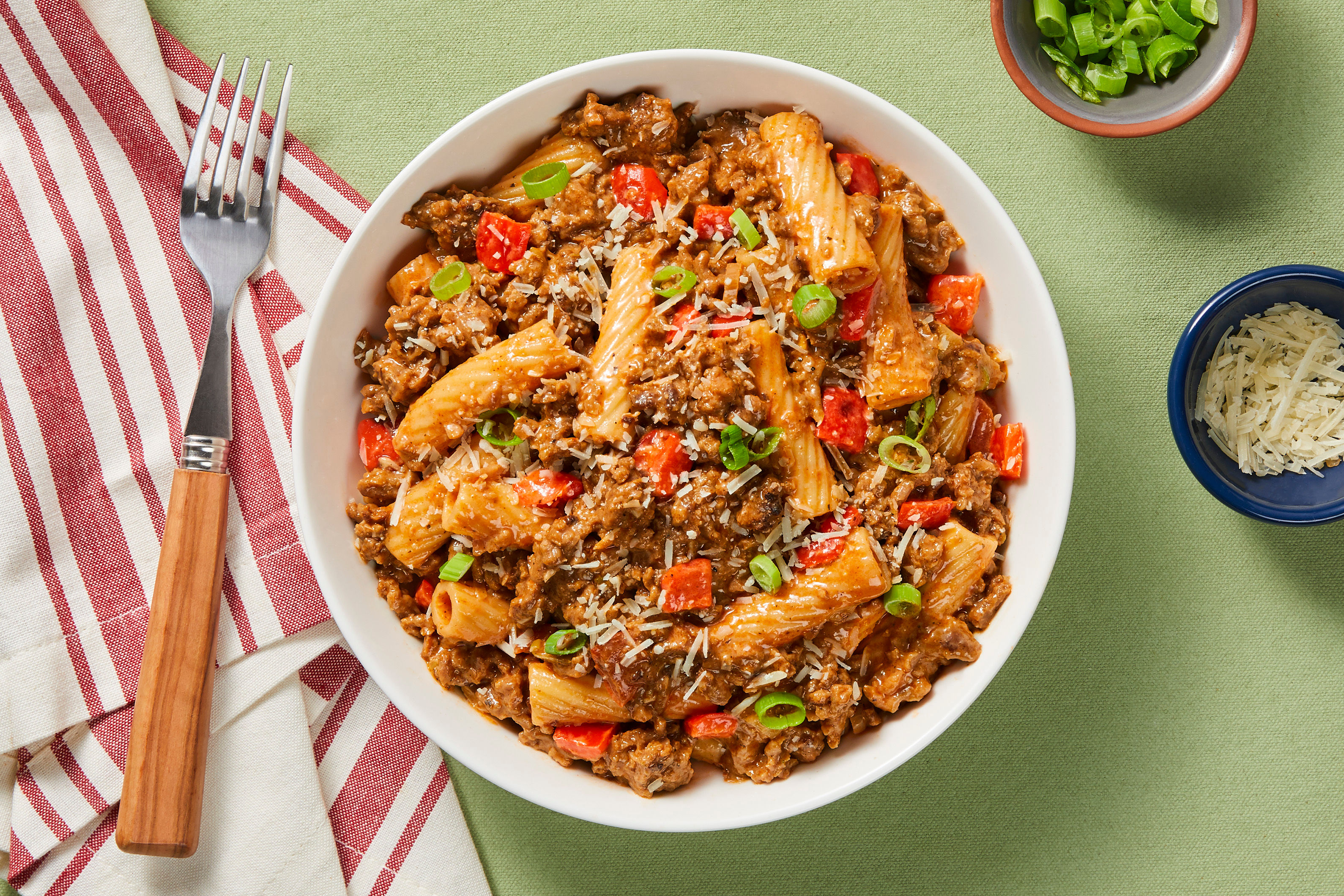 Plant-Based Protein Rigatoni Alla Rossa