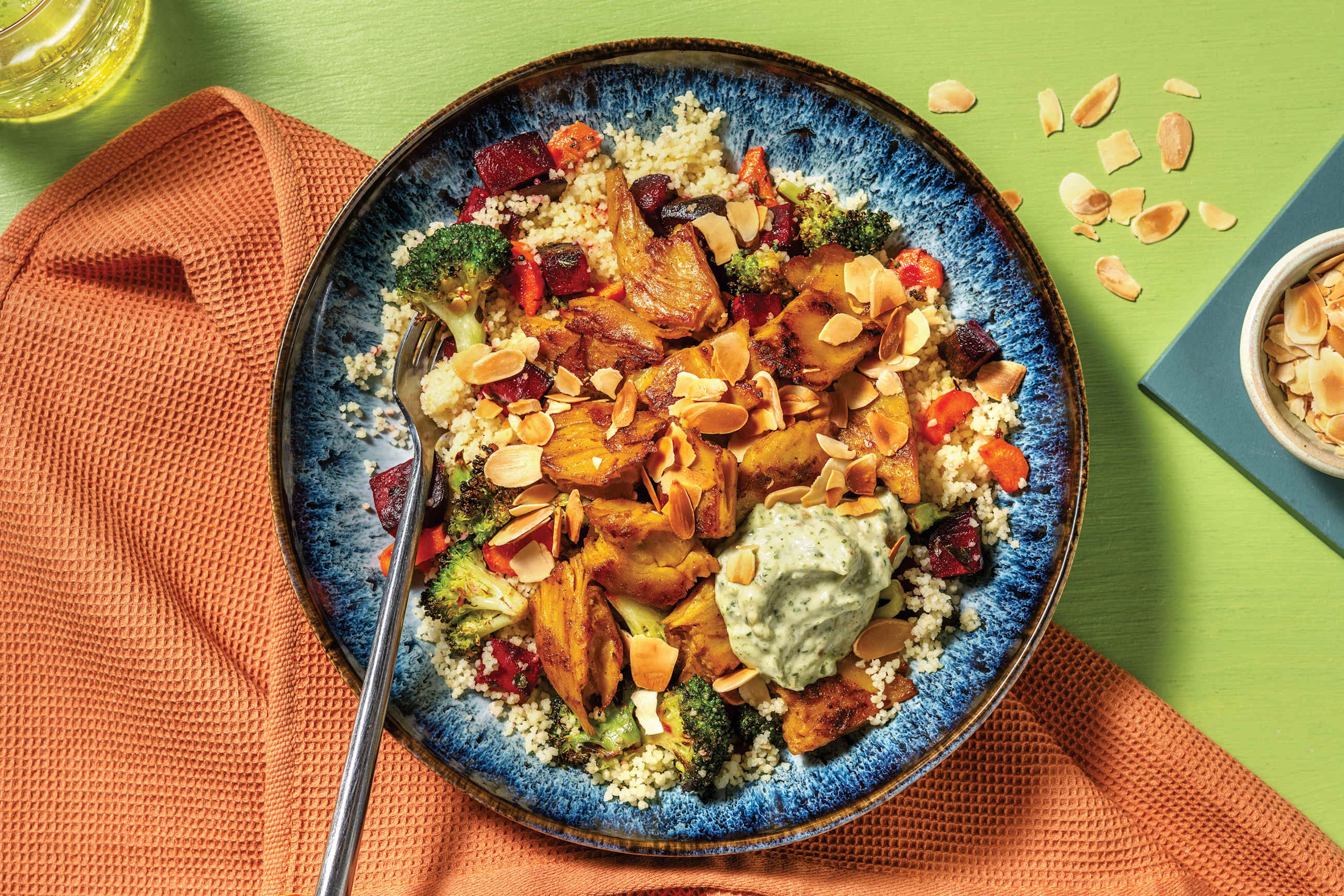 Plant-Based Smokey Chick’n & Veggie Couscous