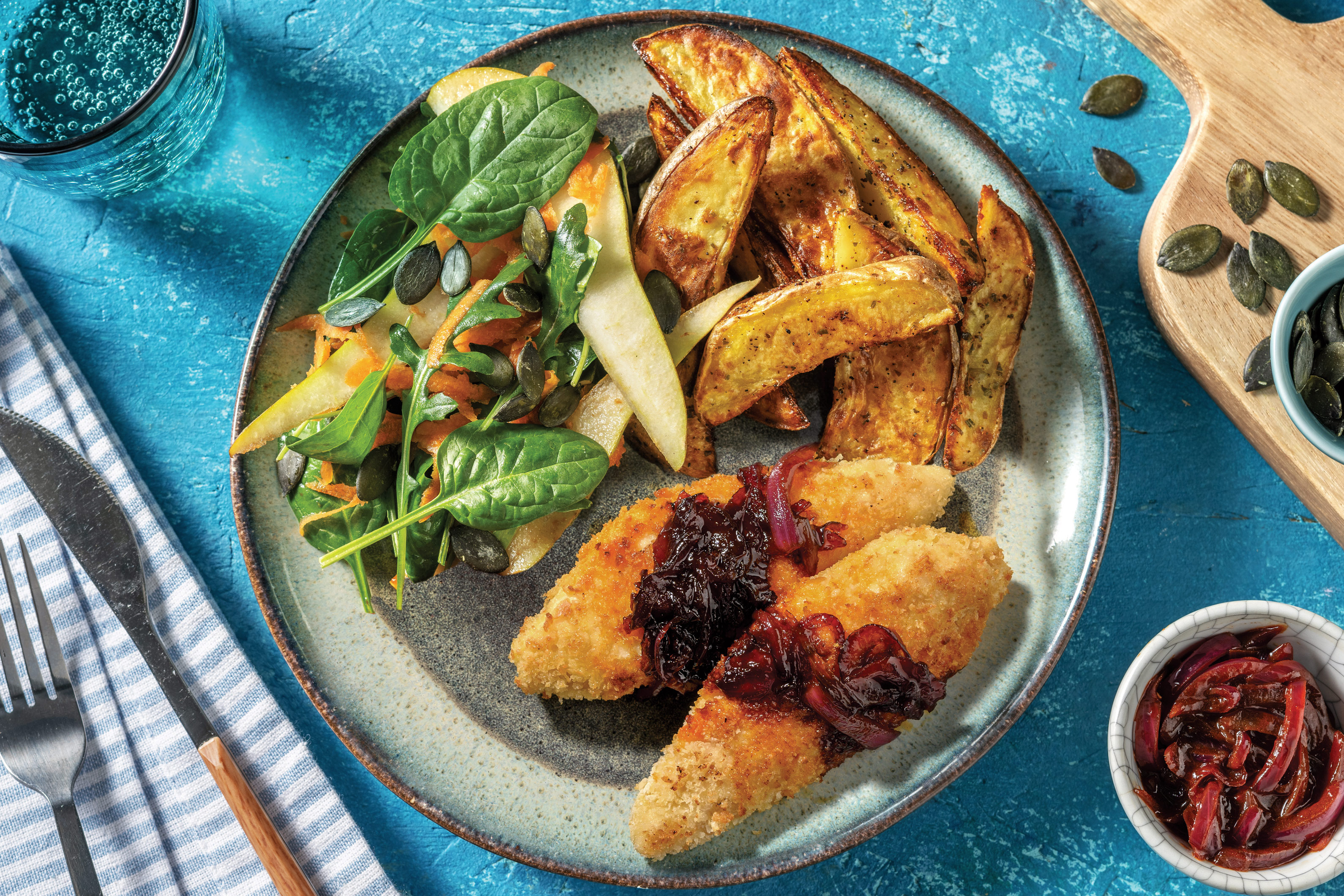 Plant-Based Sriracha-Glazed Chick'n