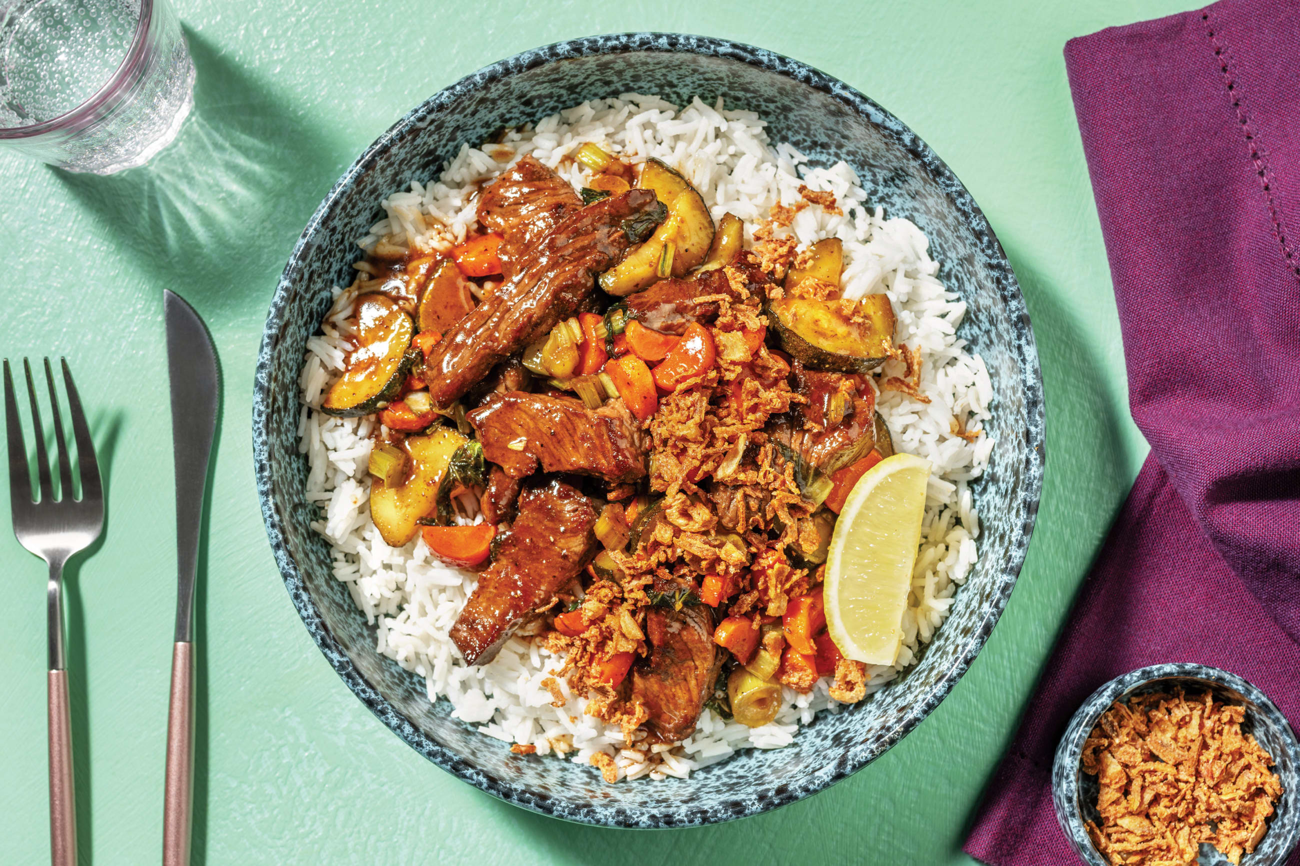 Plum & Oyster Beef Stir-Fry