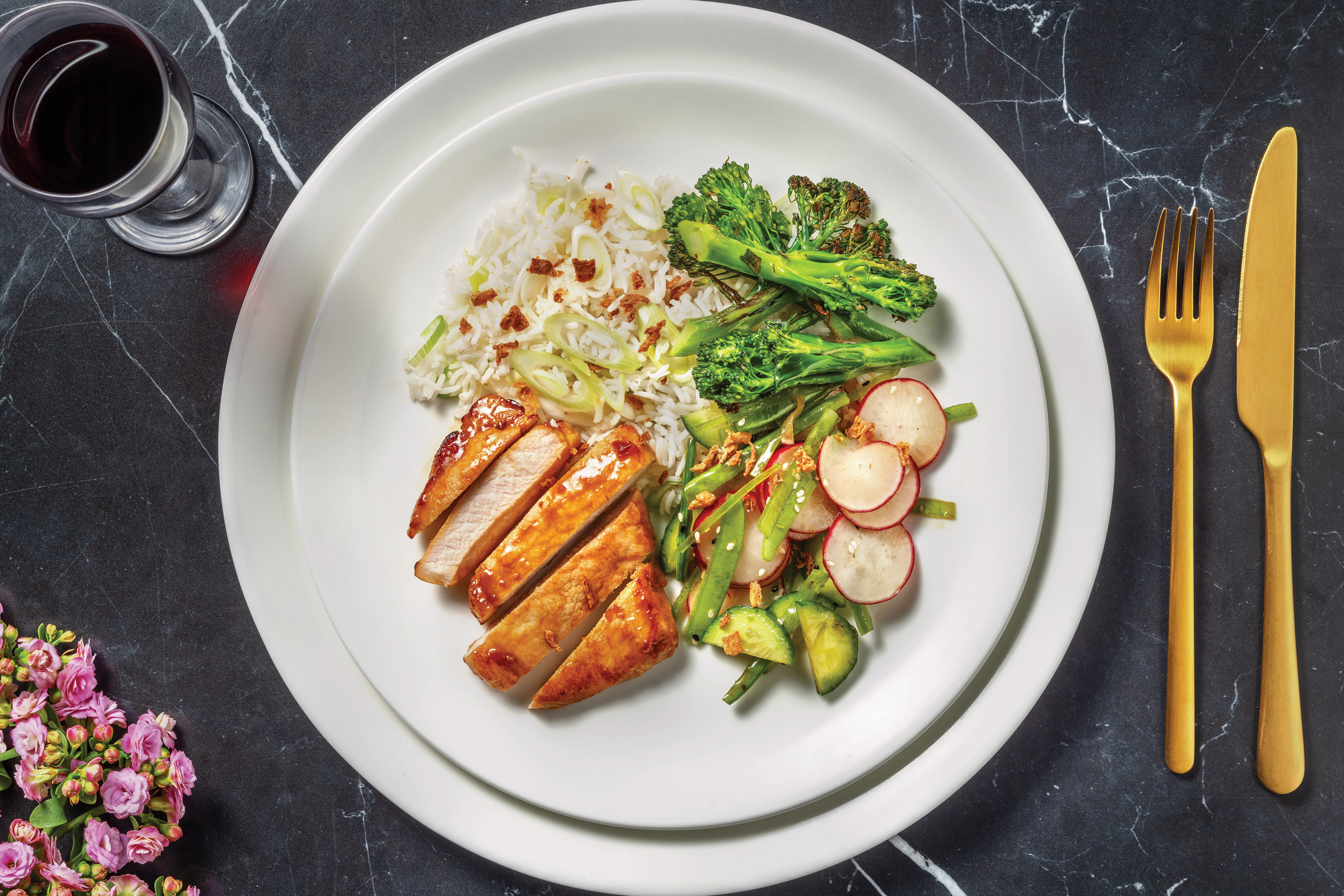 Plum & Oyster-Glazed Pork Fillet