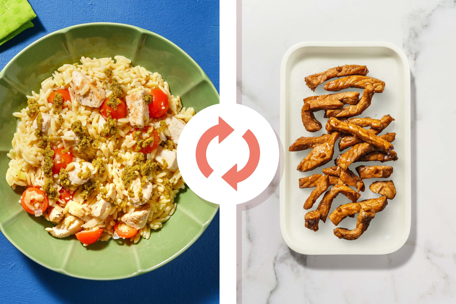 One-Pan Protein Shreds and Orzo