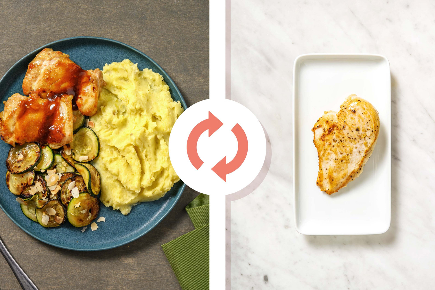 Poitrines de poulet glacé à l'abricot