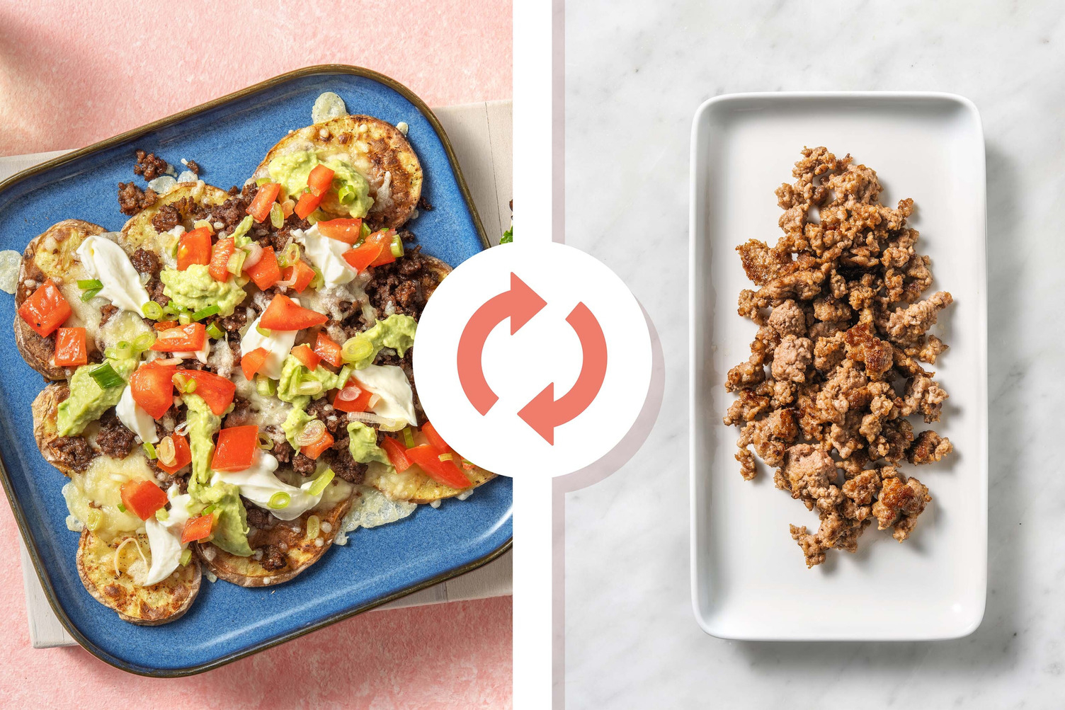 Loaded Potato & Turkey 'Nachos'