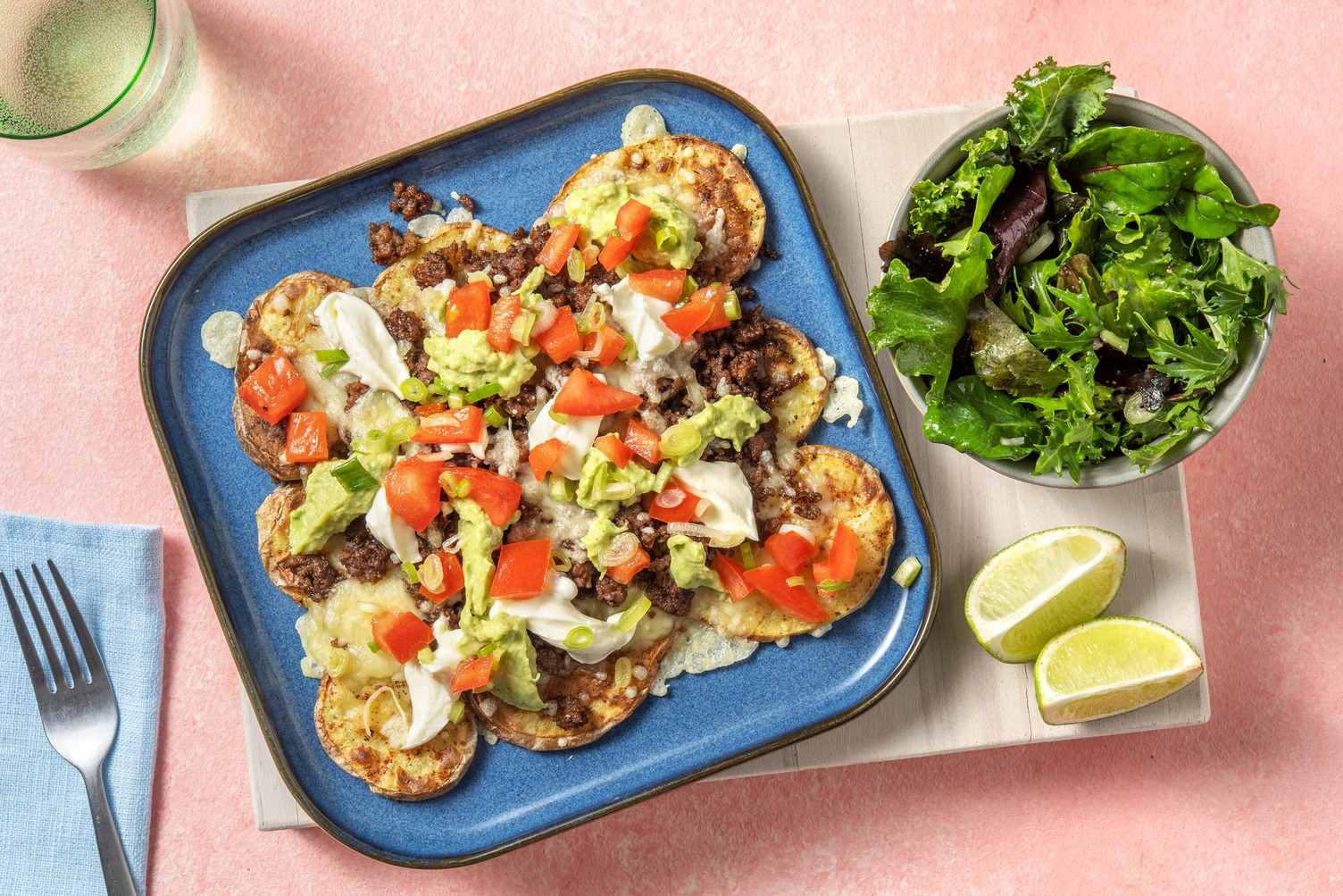 Pommes de terre toutes garnies façon « nachos »