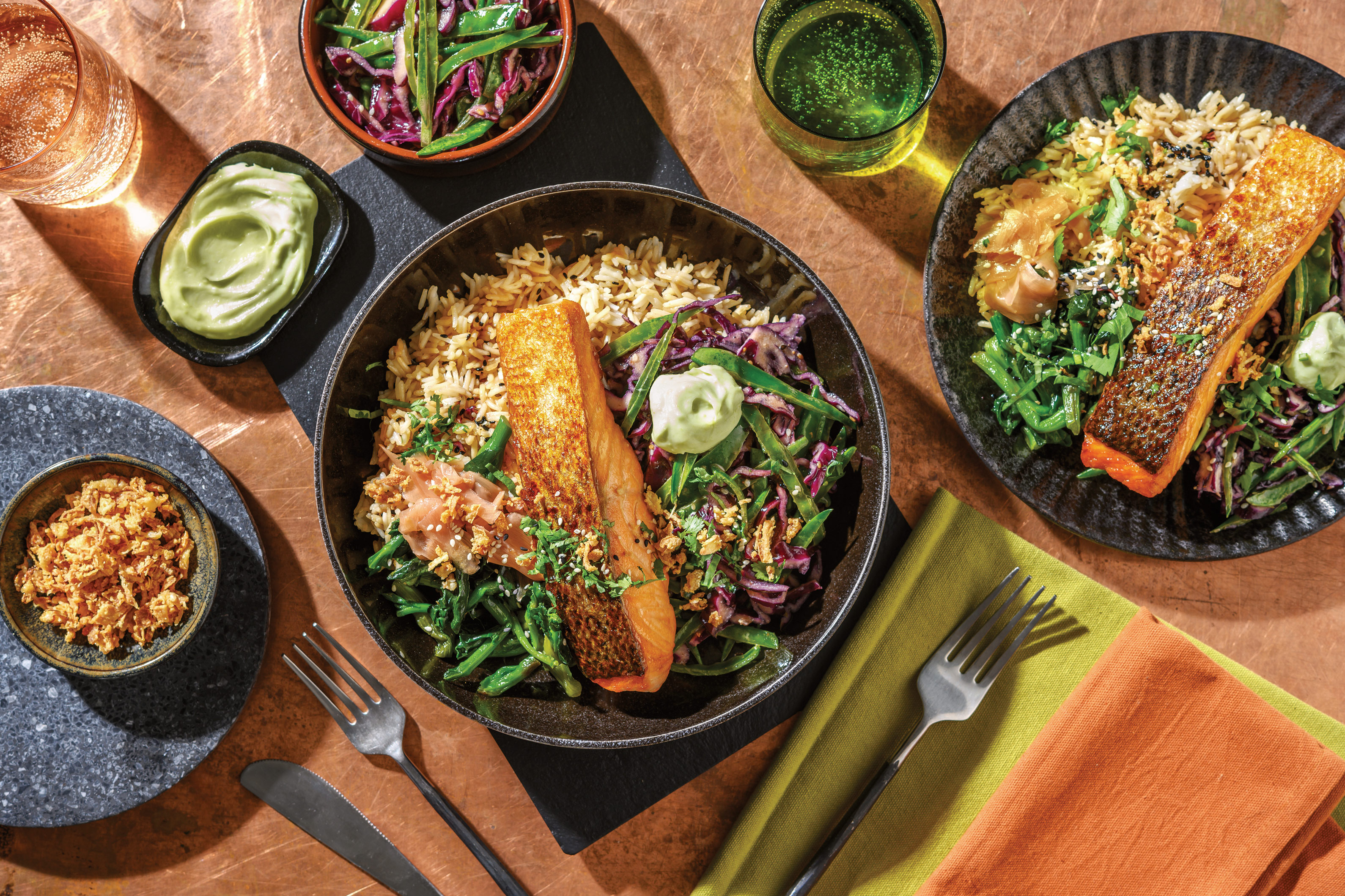 Quick Ponzu Salmon Poke Bowl