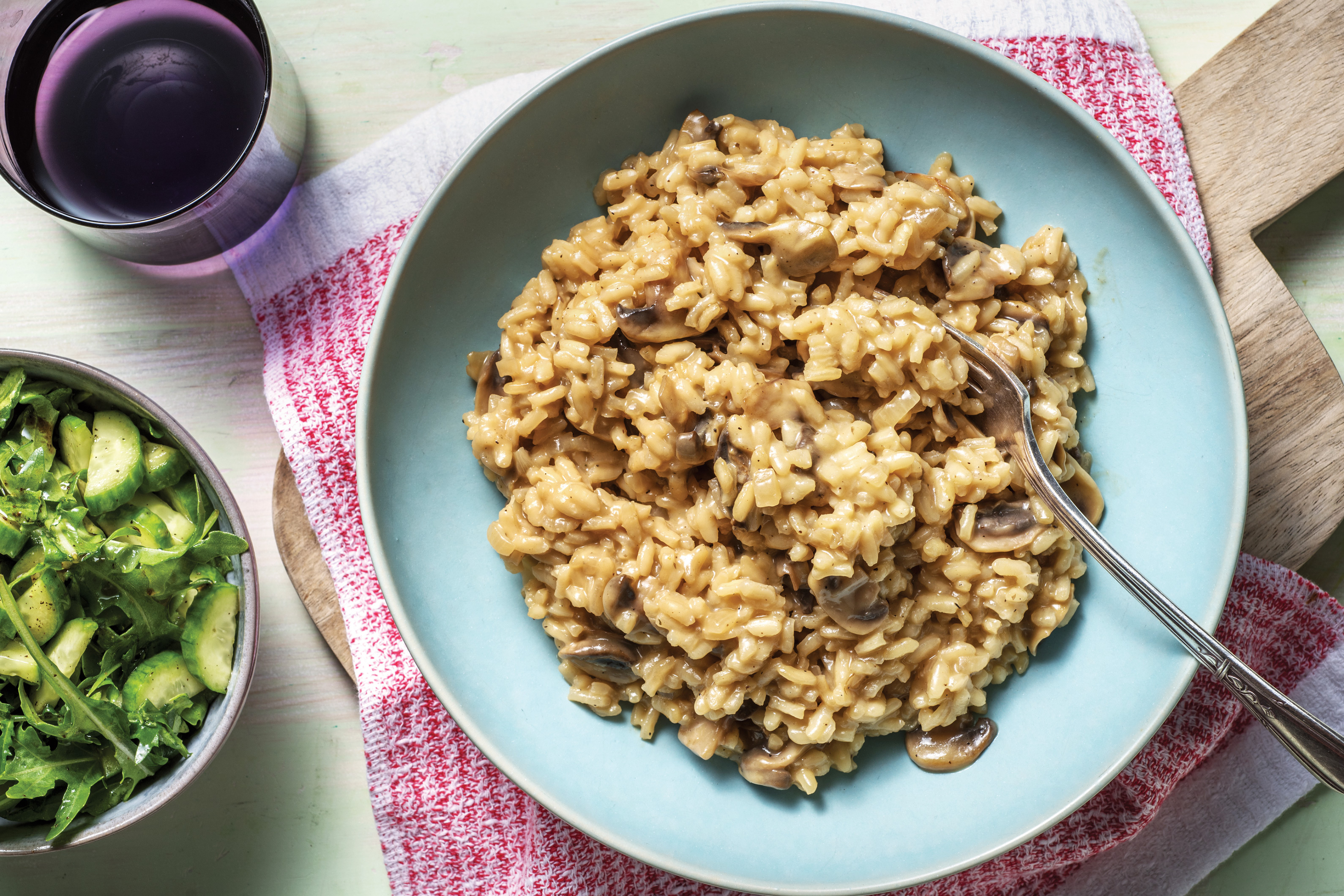 Porcini Mushroom Baked Risotto