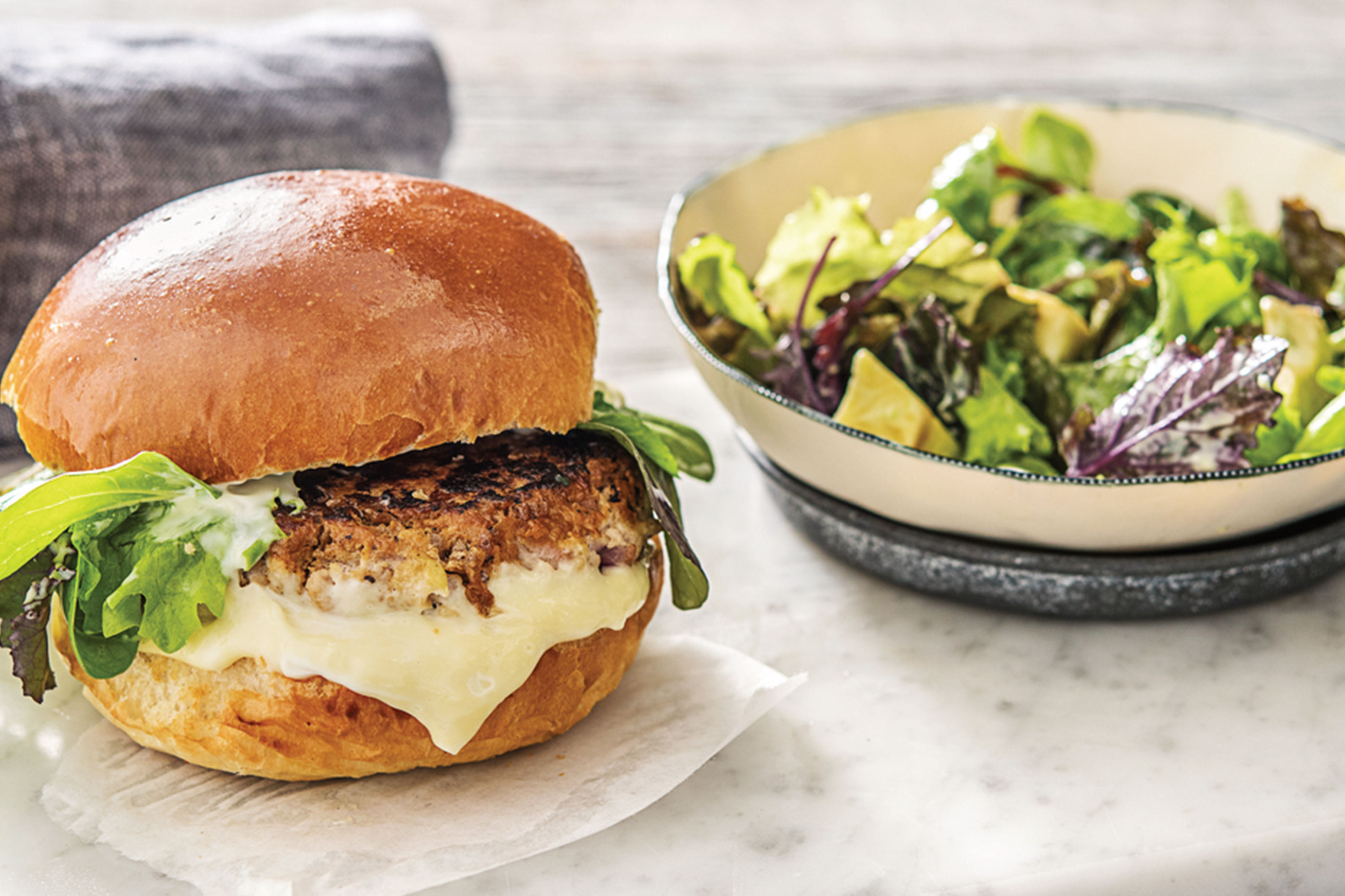 Speedy Juicy Pork and Apple Burgers