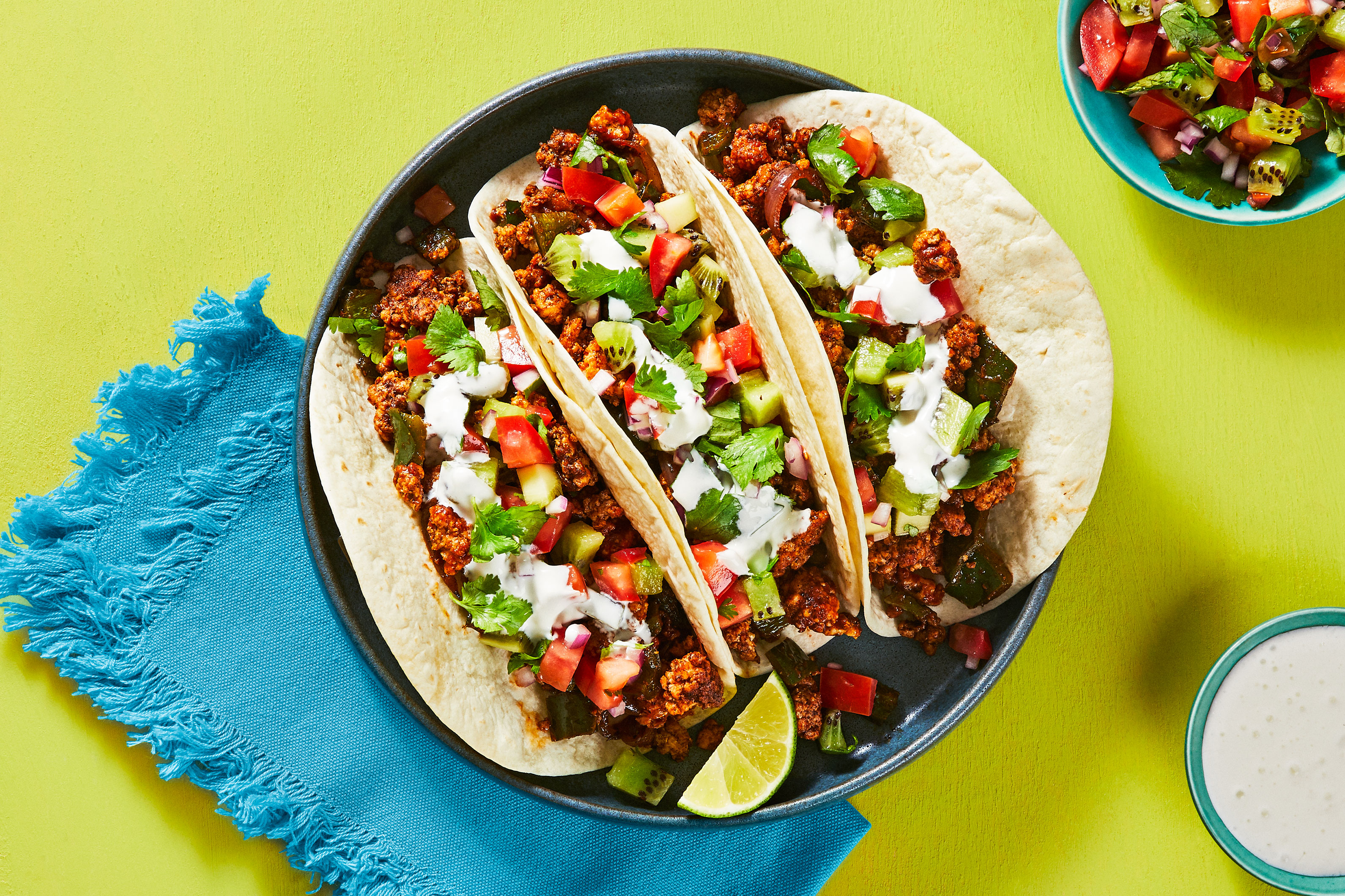 Pork and Poblano Tacos