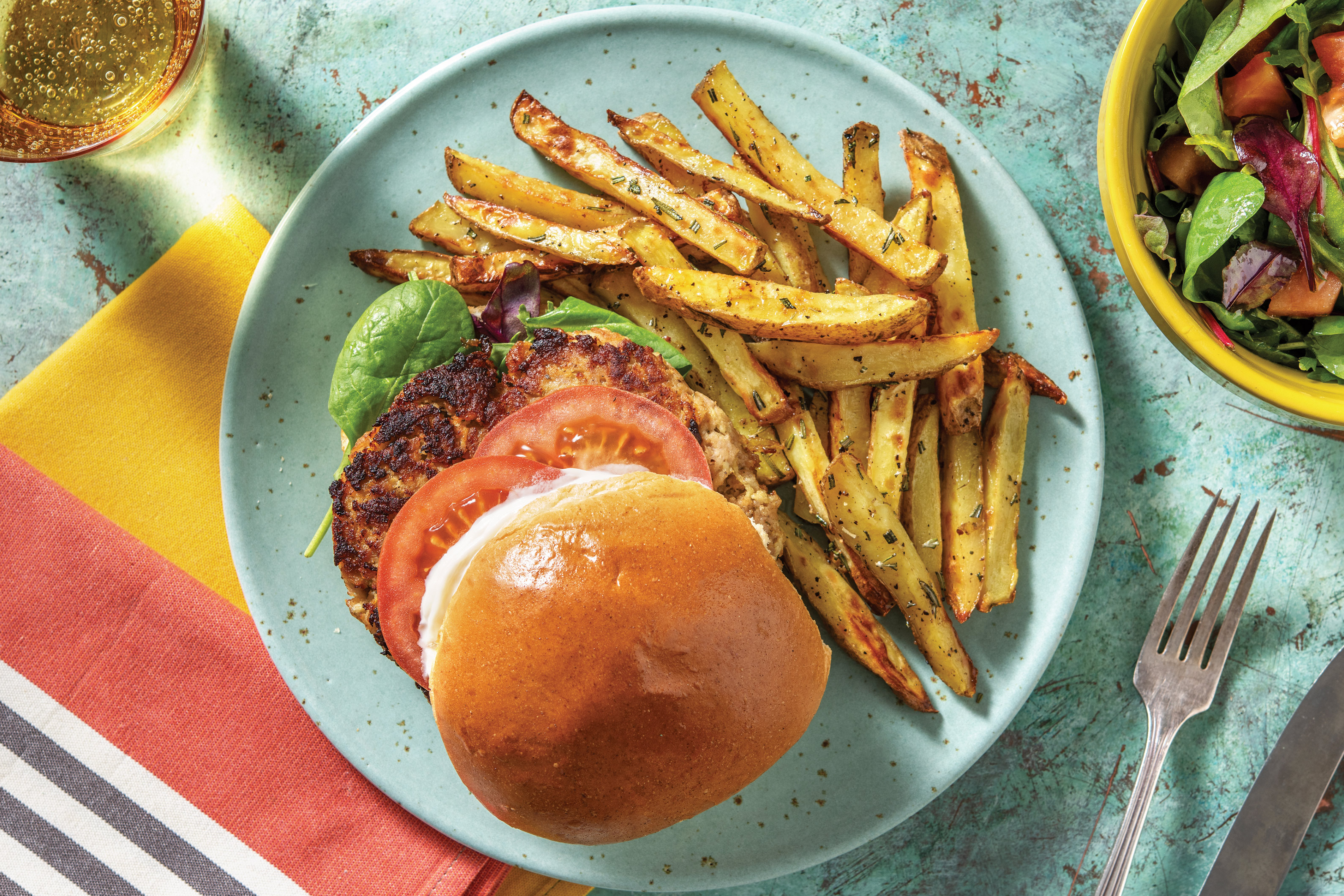 Pork & Apple Burgers