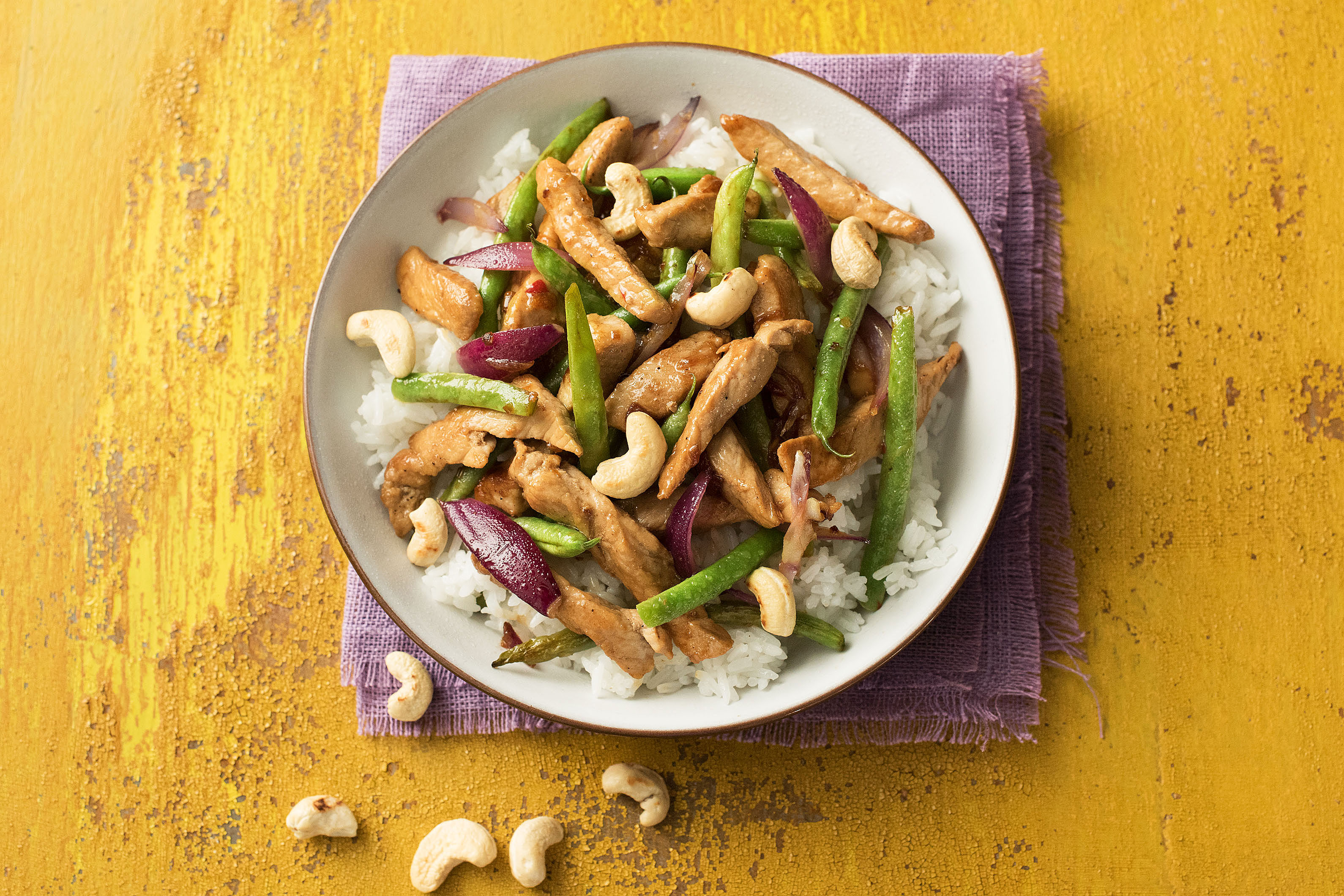 Pork & Basil Stir Fry