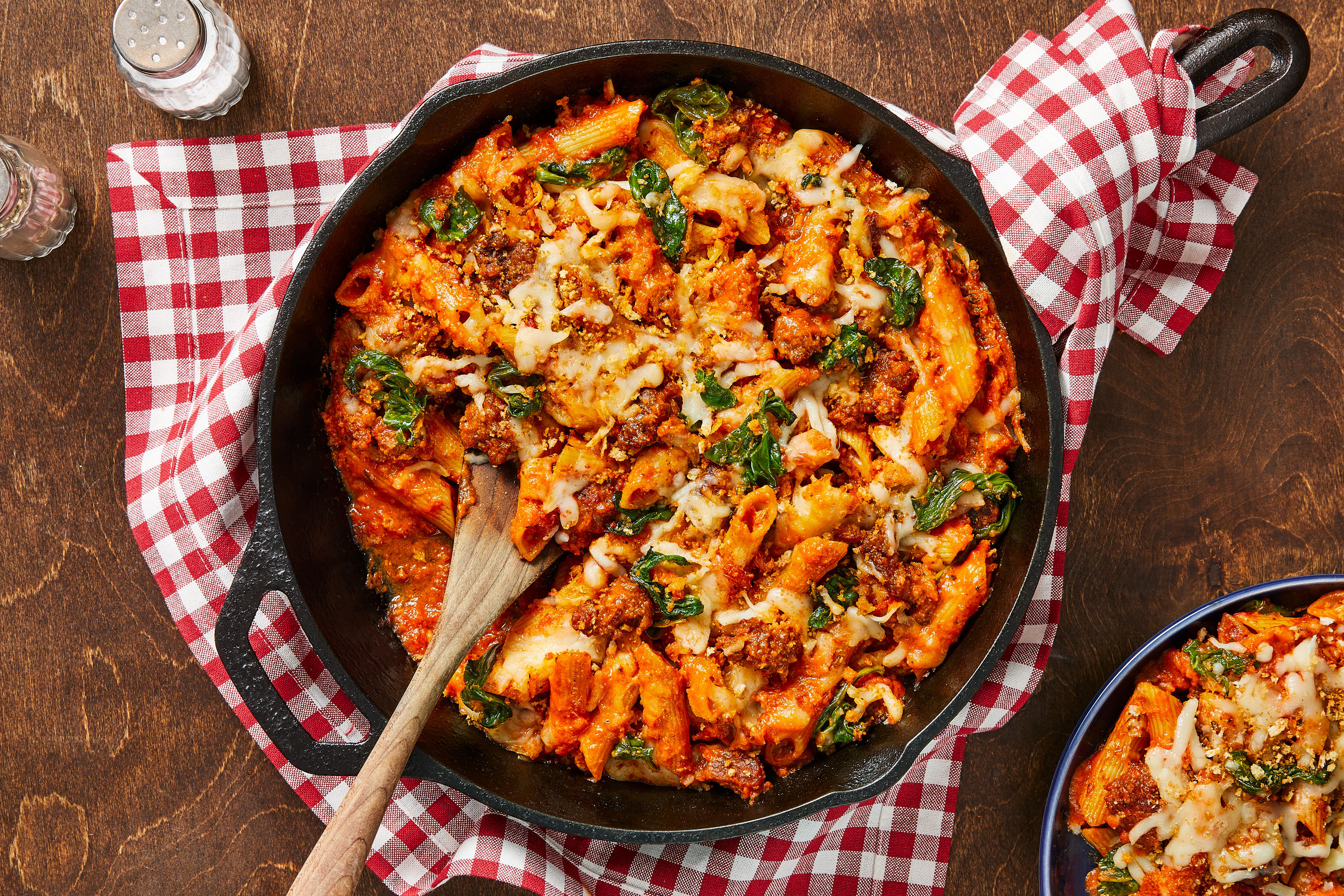 Saucy Pork & Penne Casserole