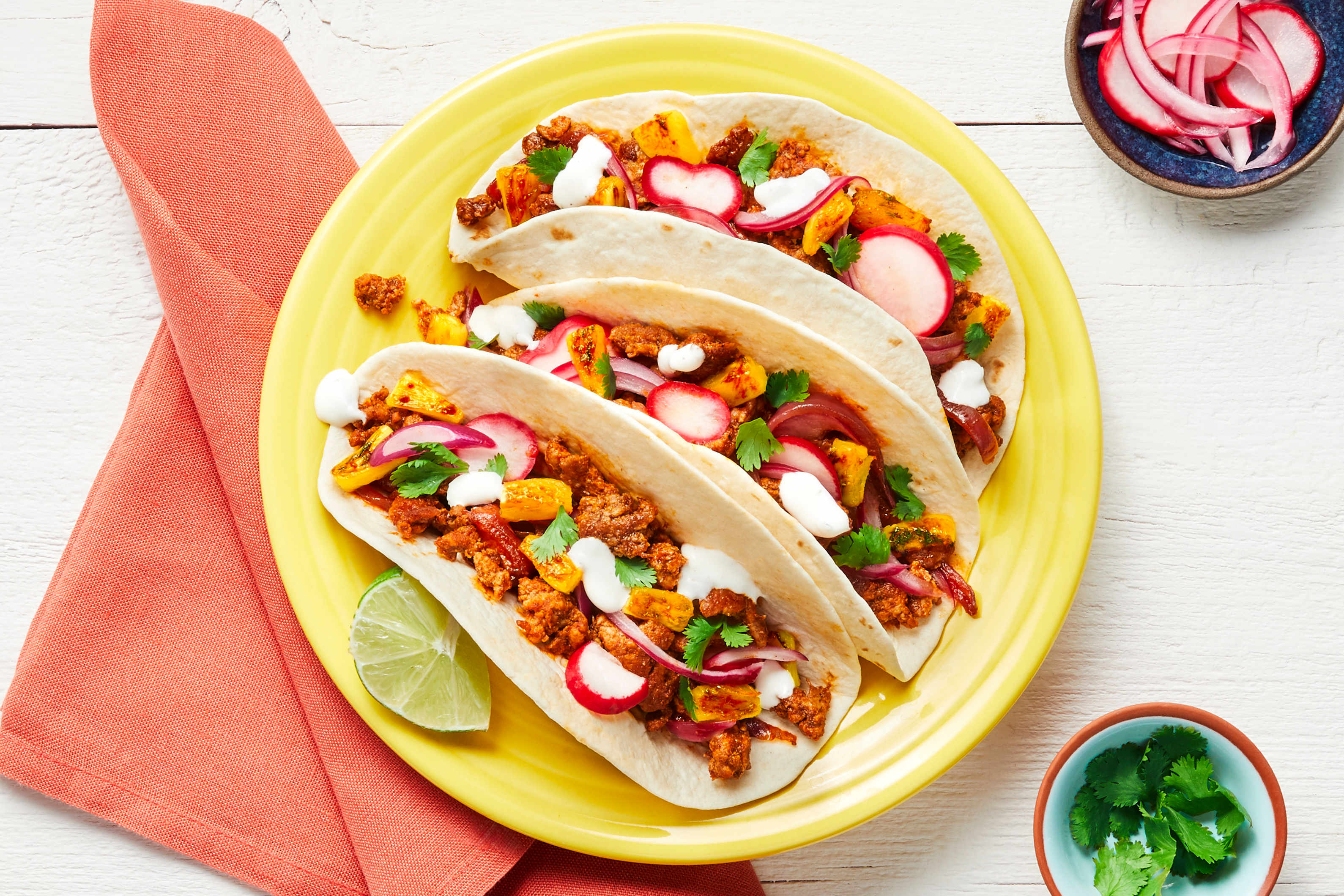 [SWAP GROUND PORK TO GROUND TURKEY] One-Pan Pork and Pineapple Tacos