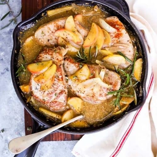 Skillet Chicken and Apples