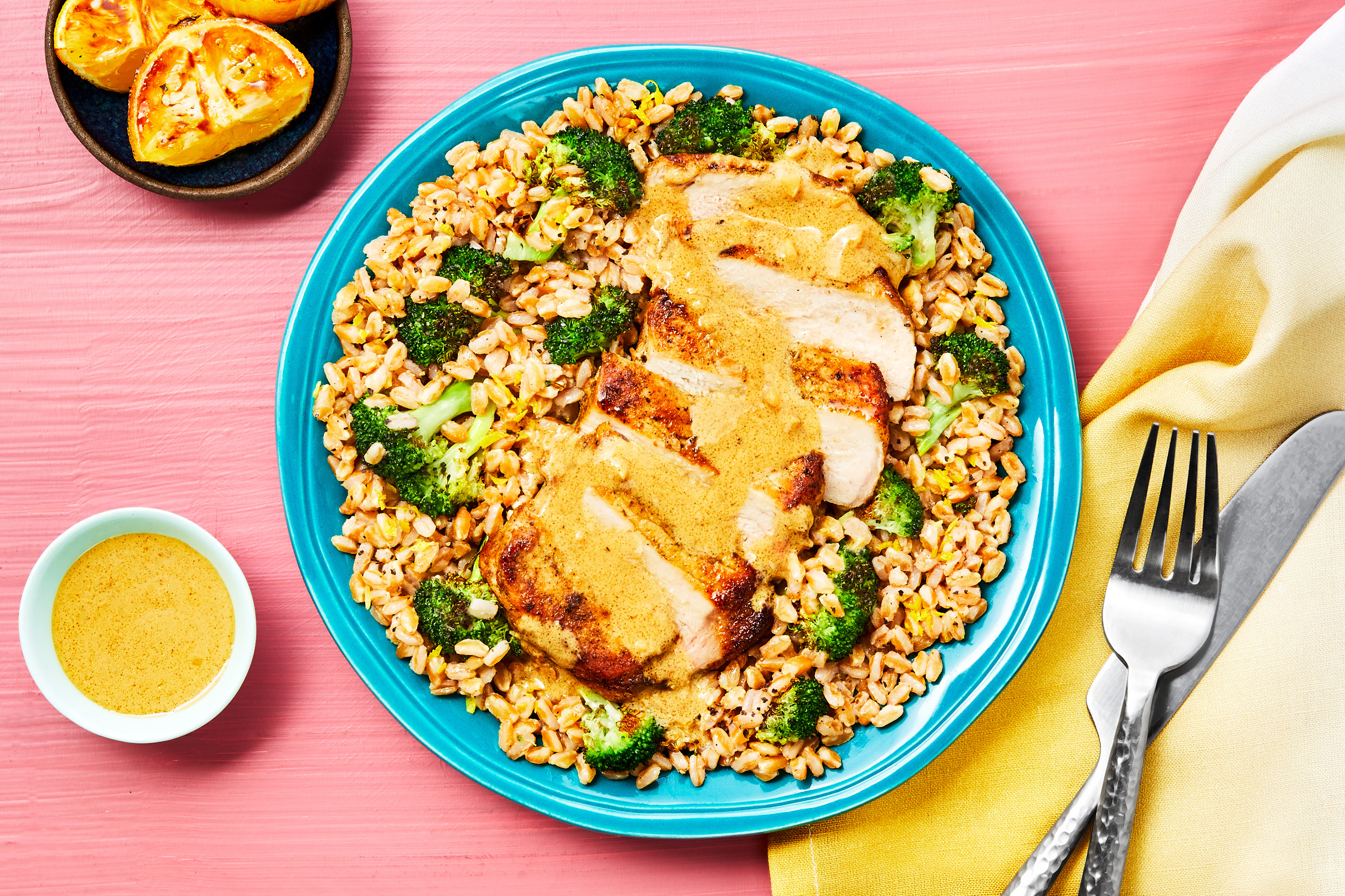 Pork Chops With Creamy Lemon Pan Sauce