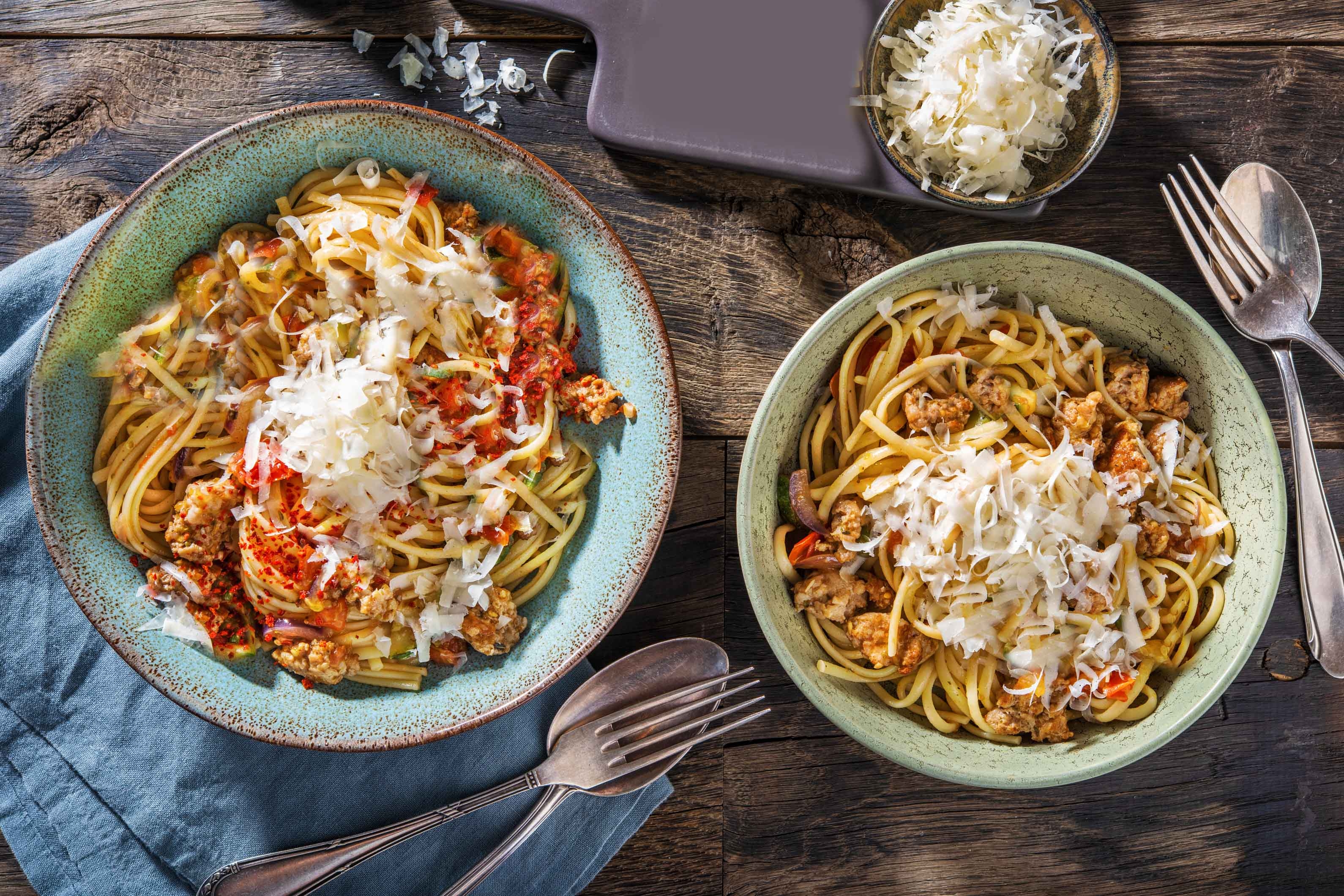 Pork Linguine