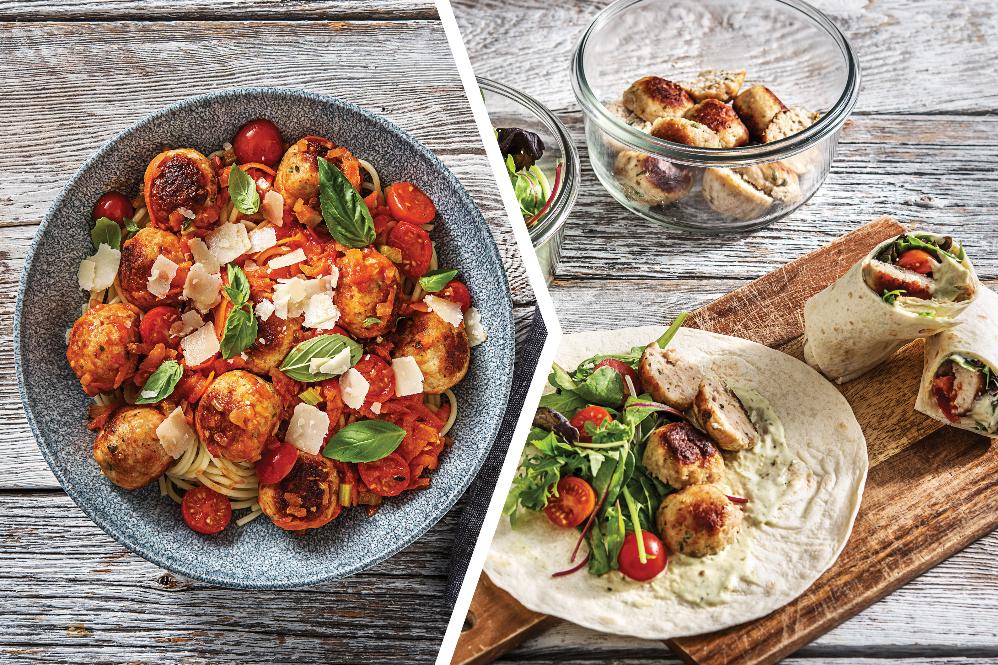 Pork Meatballs & Spaghetti for Dinner
