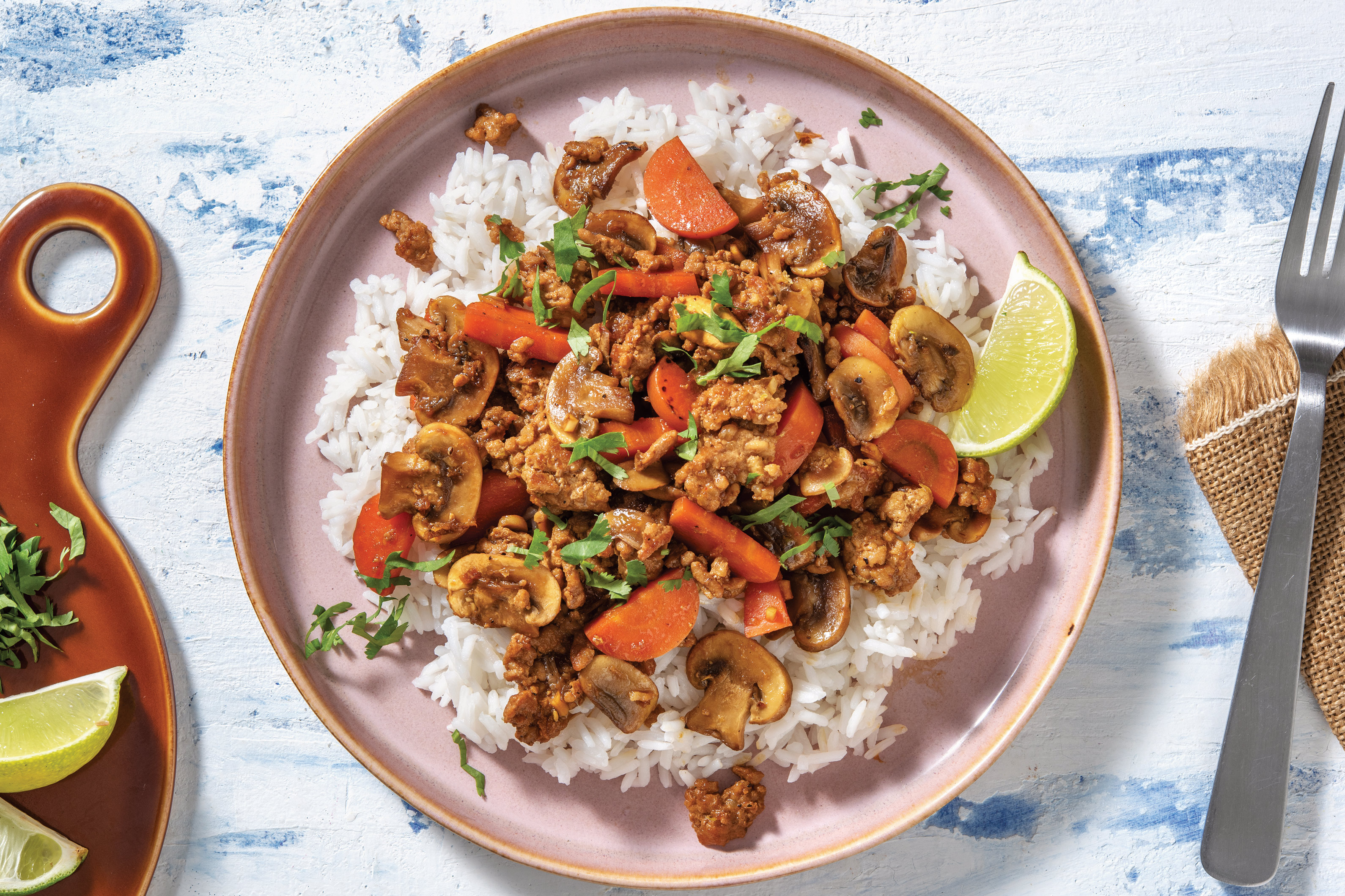 Thai Pork & Mushroom Stir-Fry